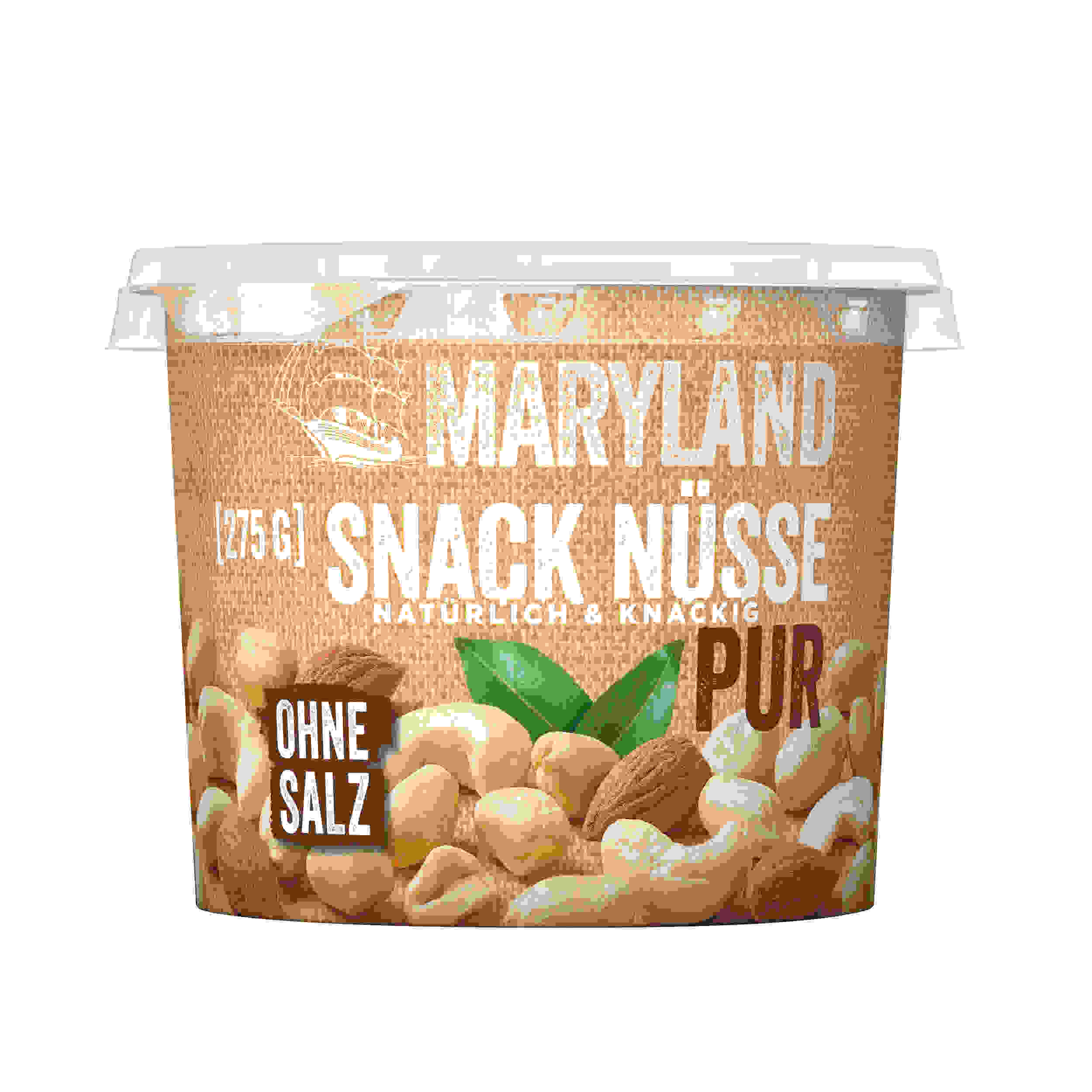 Maryland Snack Nüsse Pur ungesalzen 275g
