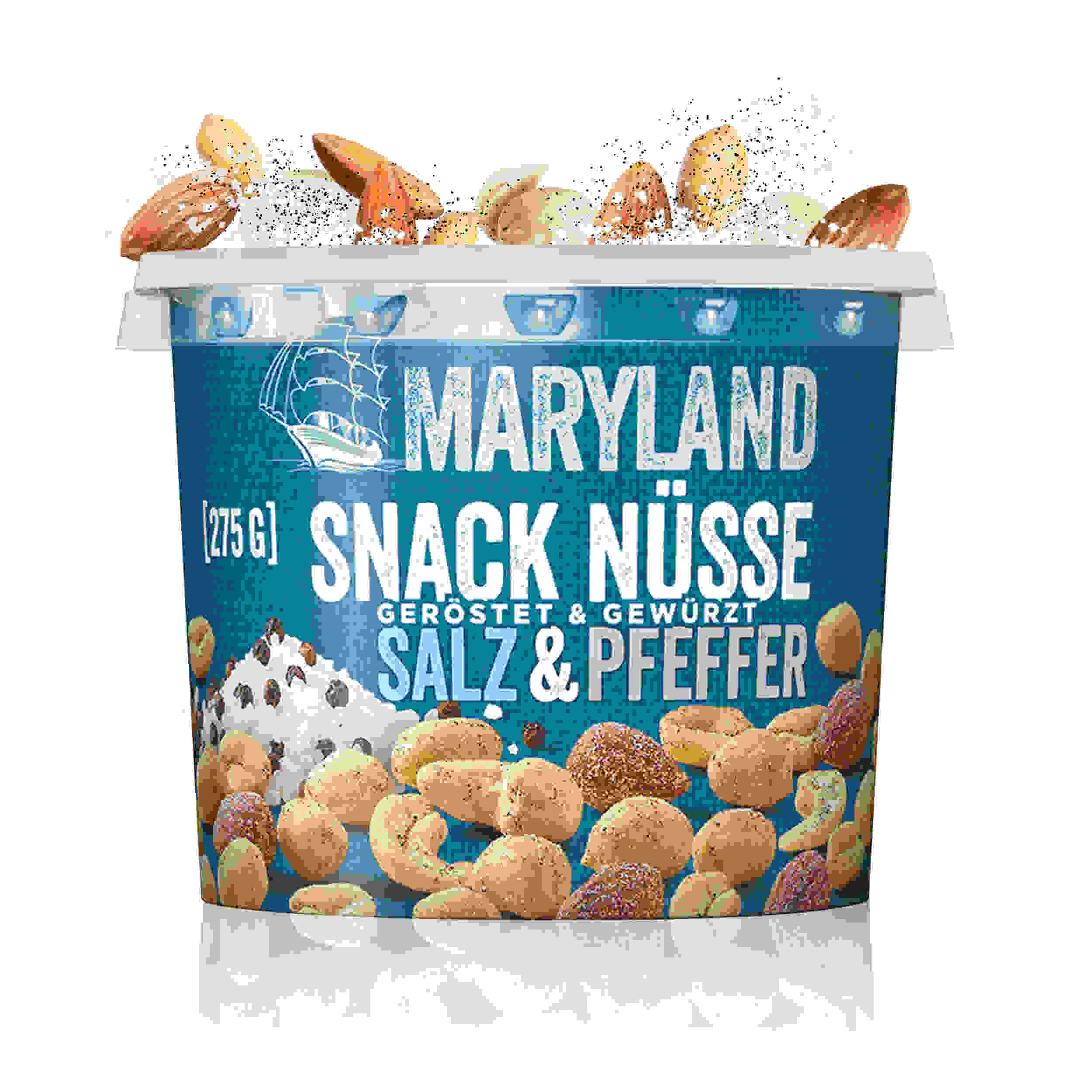 Maryland Snack Nüsse Salz-Pfeffer 275g