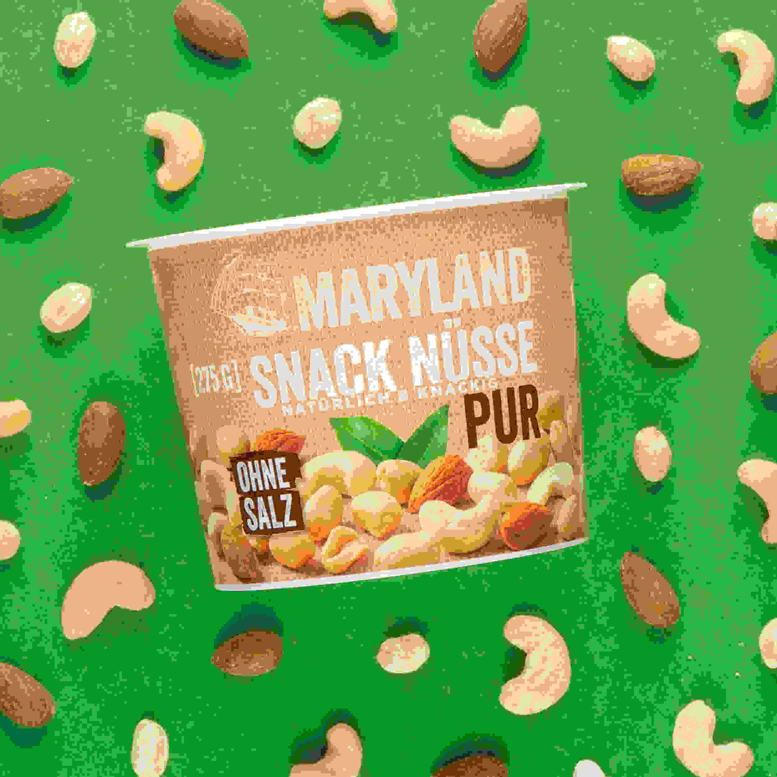Maryland Snack Nüsse Pur ungesalzen 275g