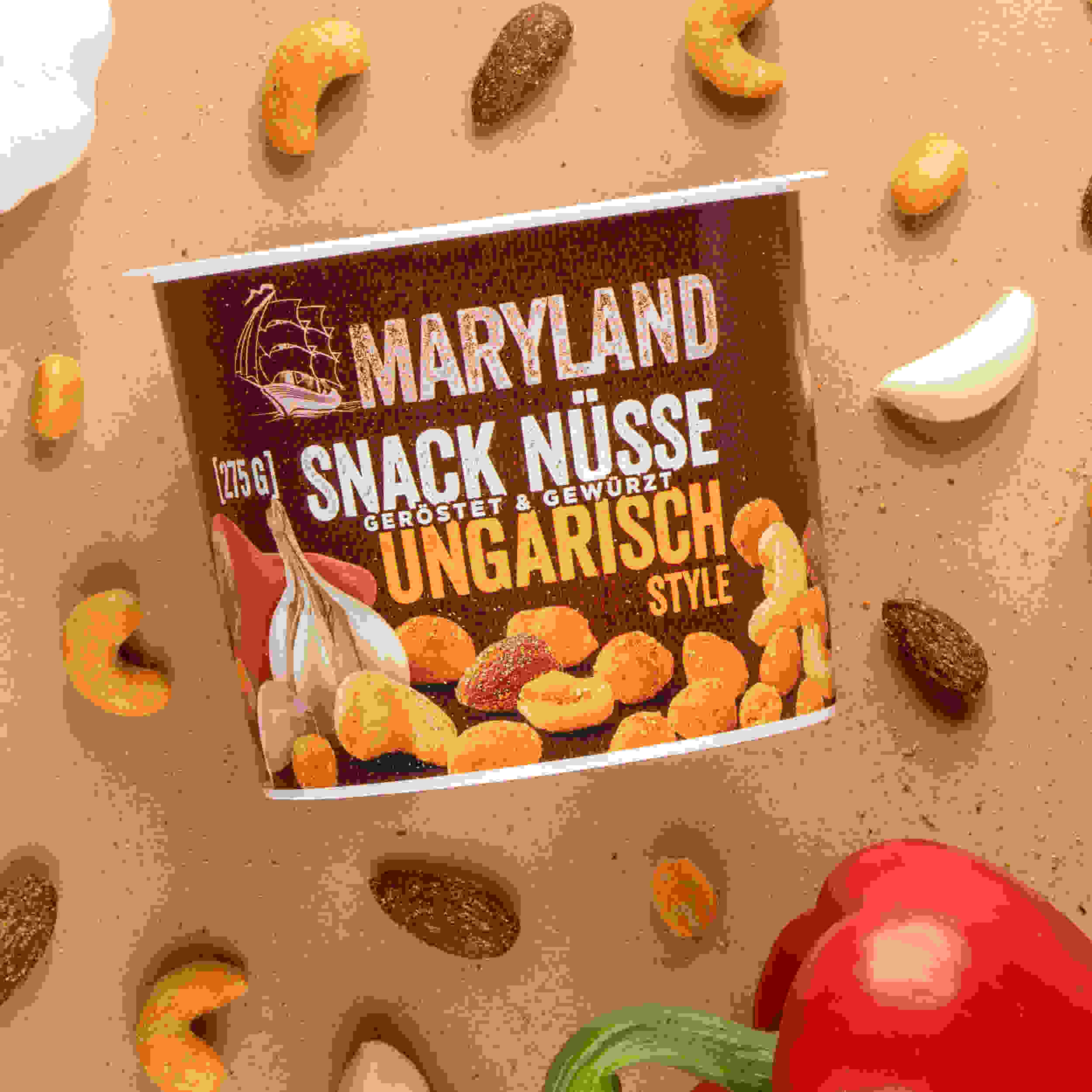 Maryland Snack Nüsse Ungarisch Style 275g
