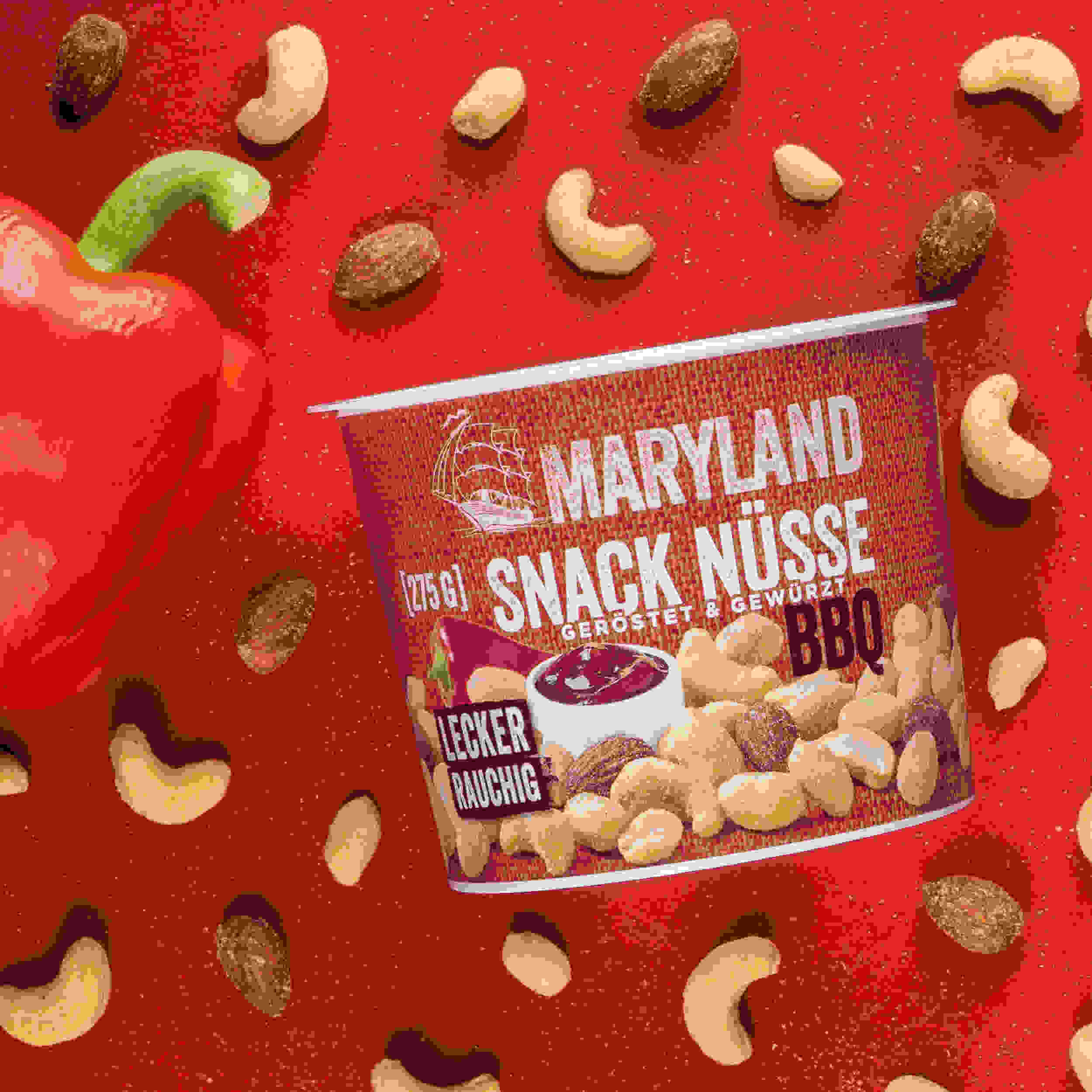 Maryland Snack Nüsse BBQ 275g