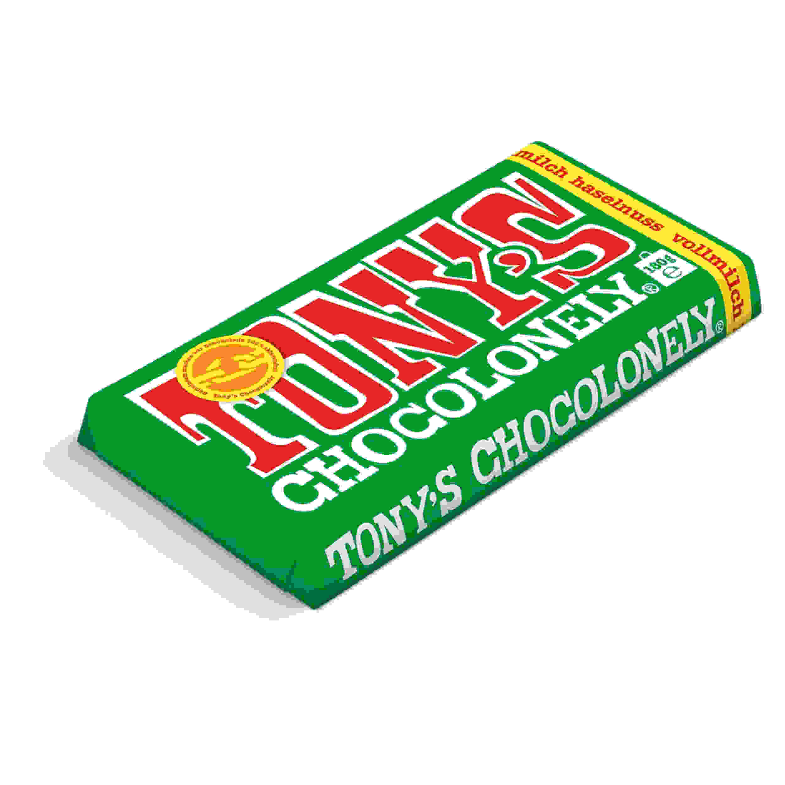 Tony's Vollmilchschokolade mit Haselnüssen 180g