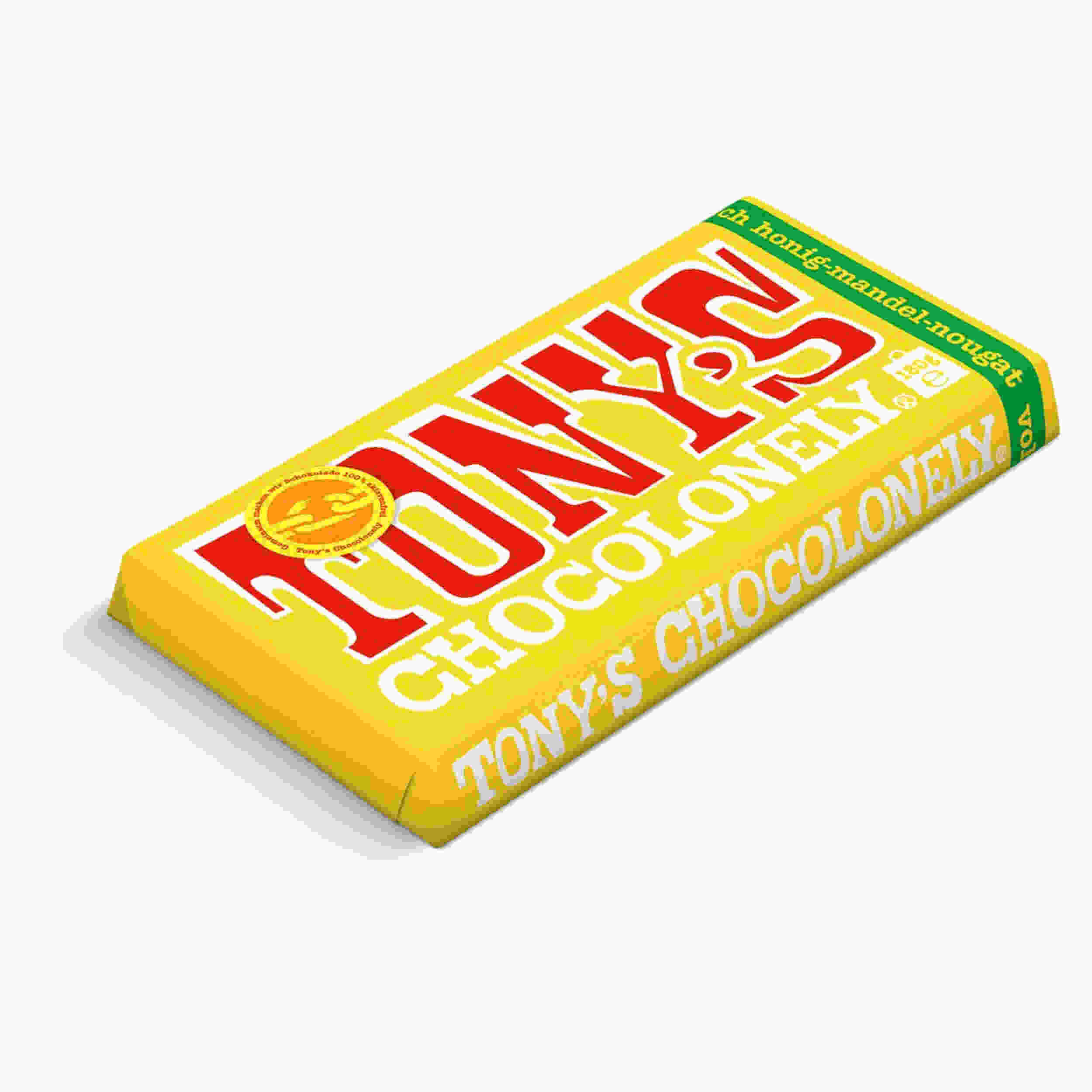 Tony's Vollmilchschokolade mit weißem Nougat 180g