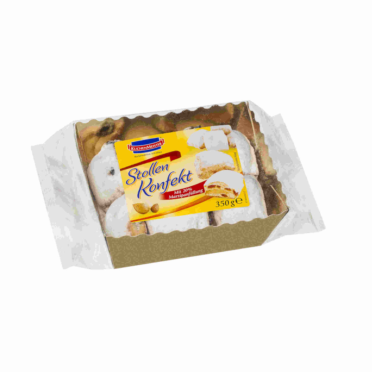Kuchenmeister Stollenkonfekt mit Marzipanfüllung 350g