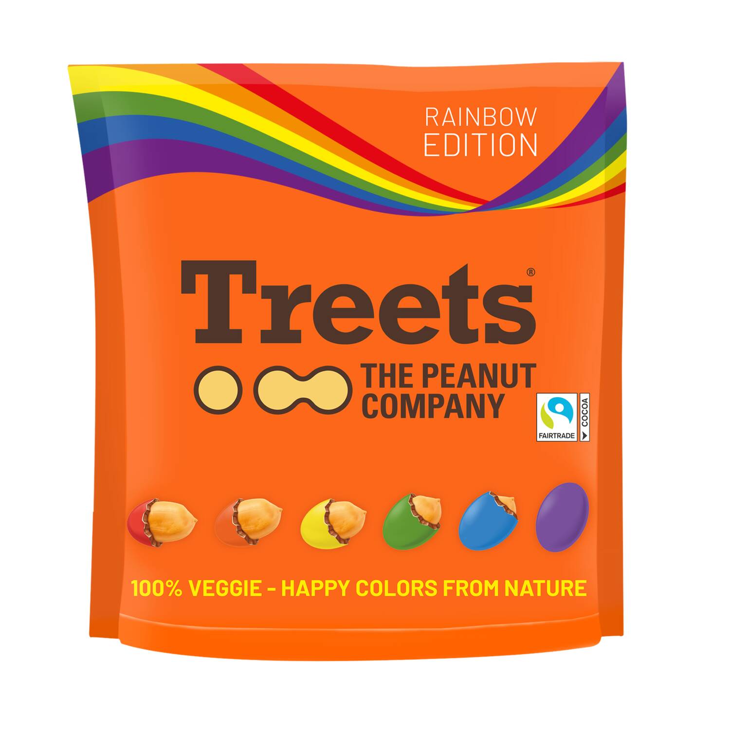 Treets Peanuts Rainbow-Edition 250g