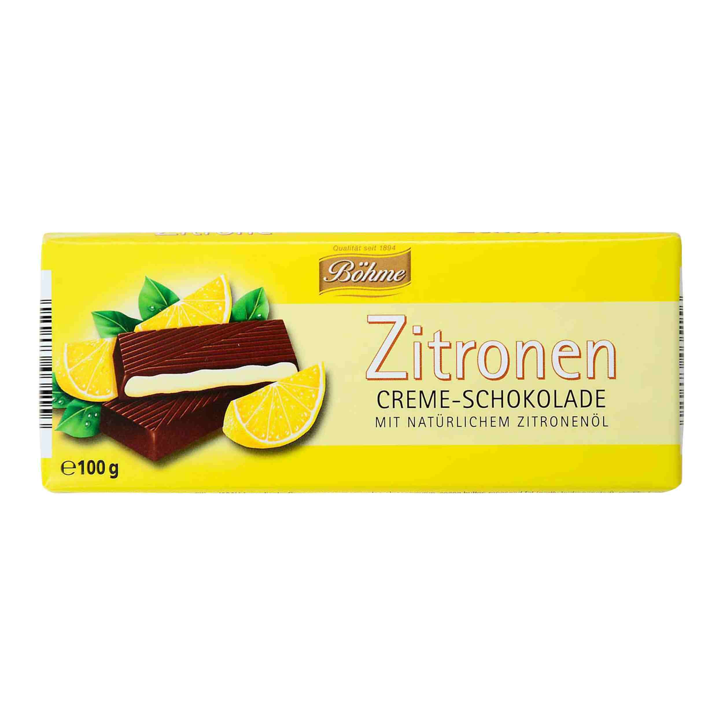 Böhme ZitronenCreme-Schokolade100g