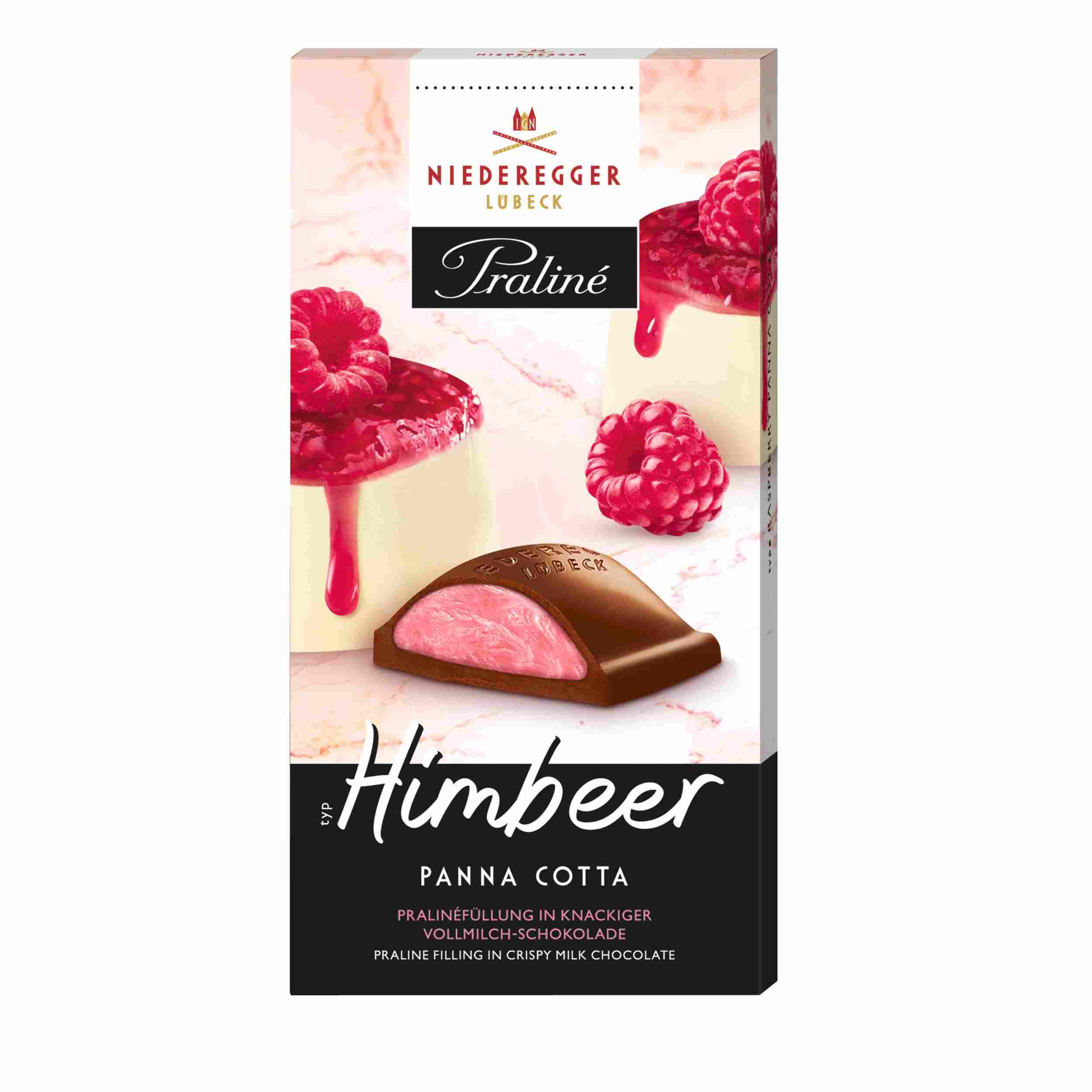 Niederegger Trüffel Tafel Himbeer Panna Cotta 100g