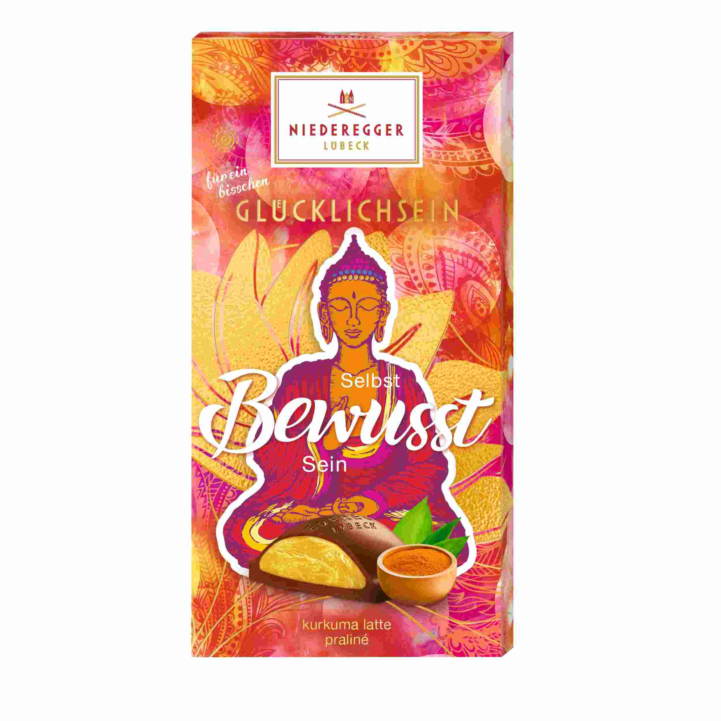 Niederegger Praliné Tafel Kurkuma Latte »Glücklichsein« 100g