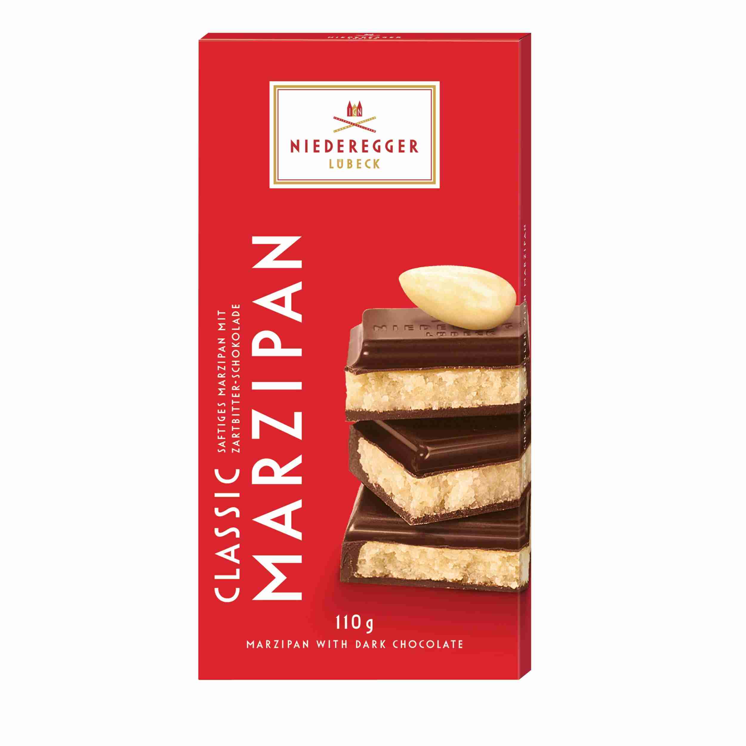 Niederegger Marzipan Tafel - Schokolade Classic ZB 110g