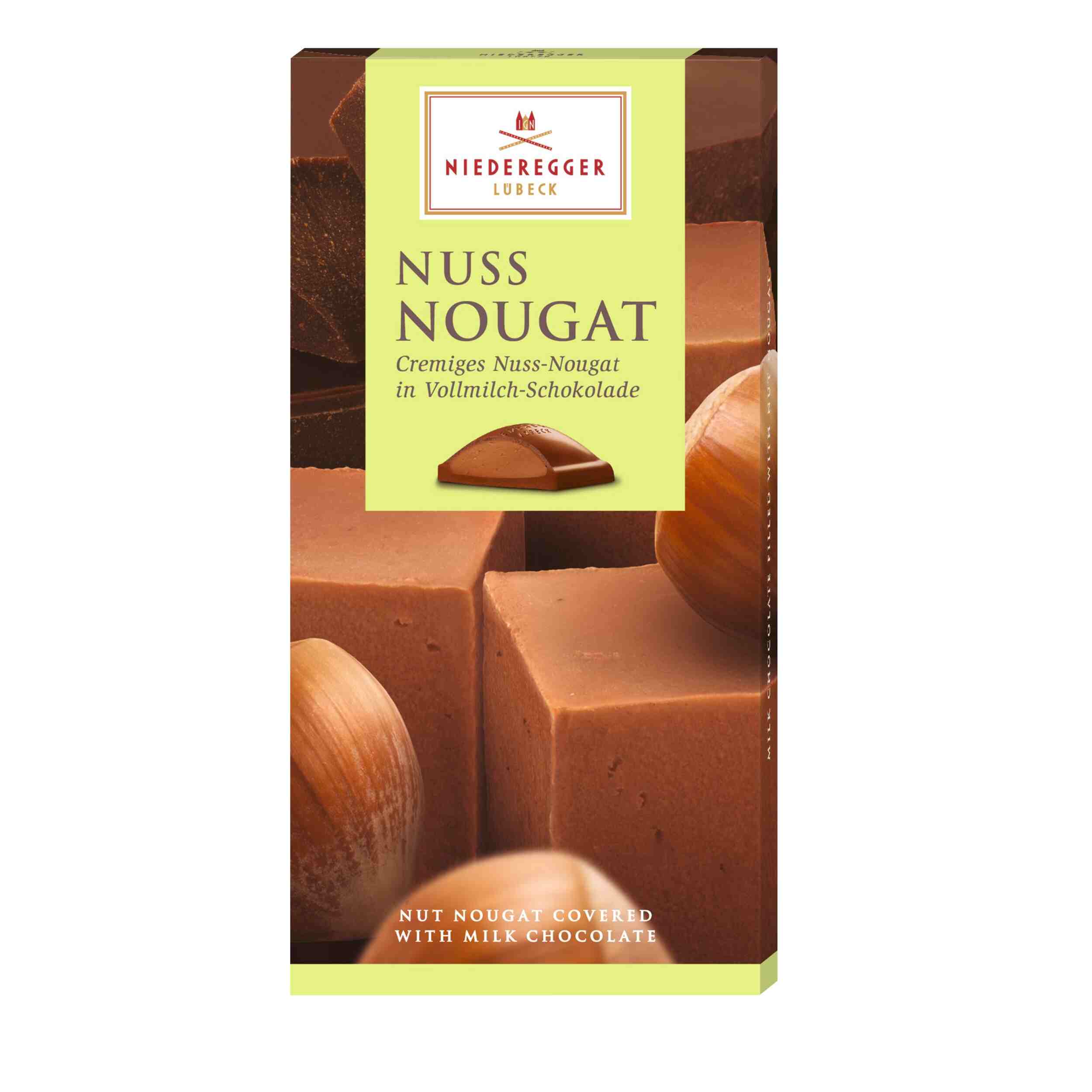 Niederegger Nougat Tafel Nuss 100g