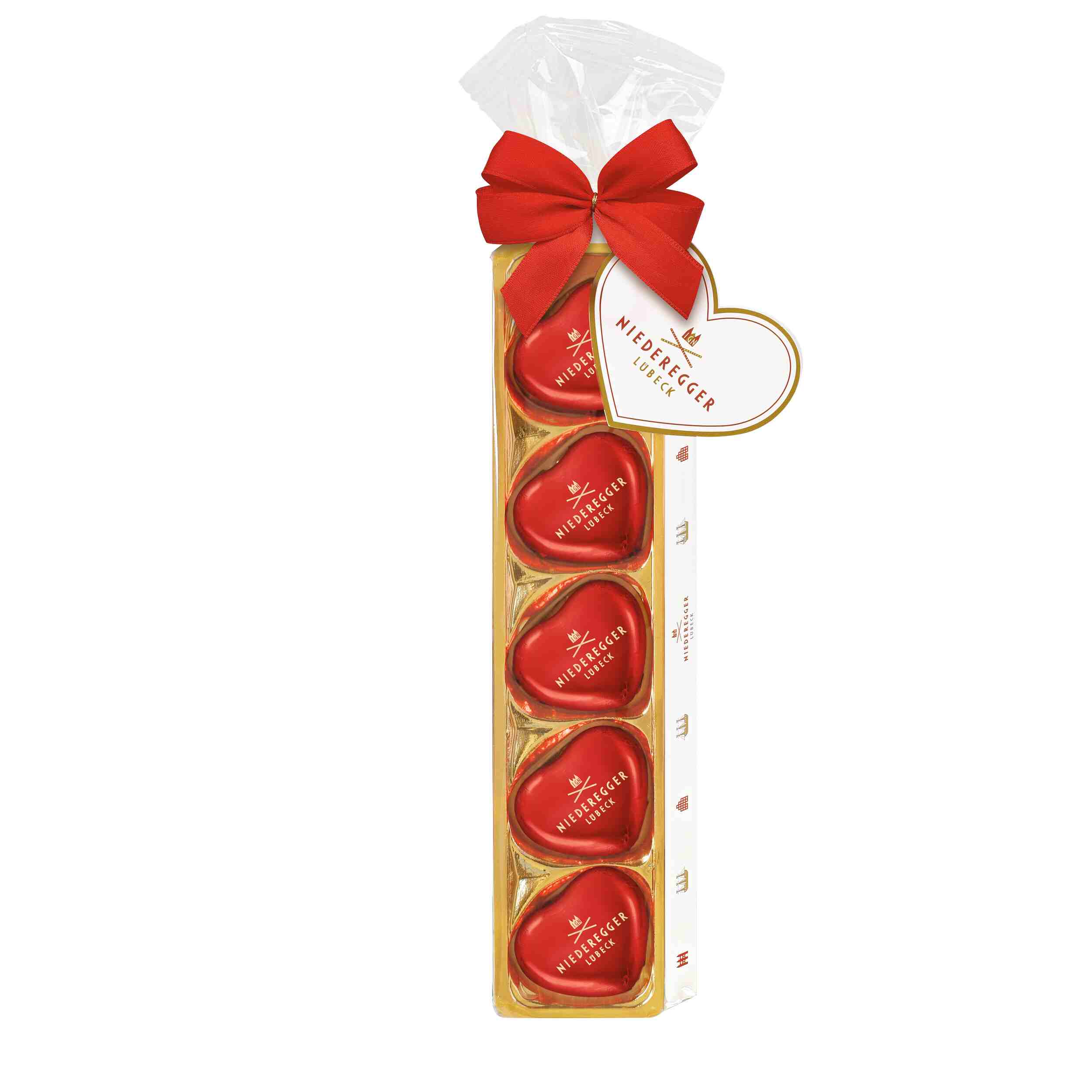 Niederegger Marzipan-Herzen im Btl. 62,5g