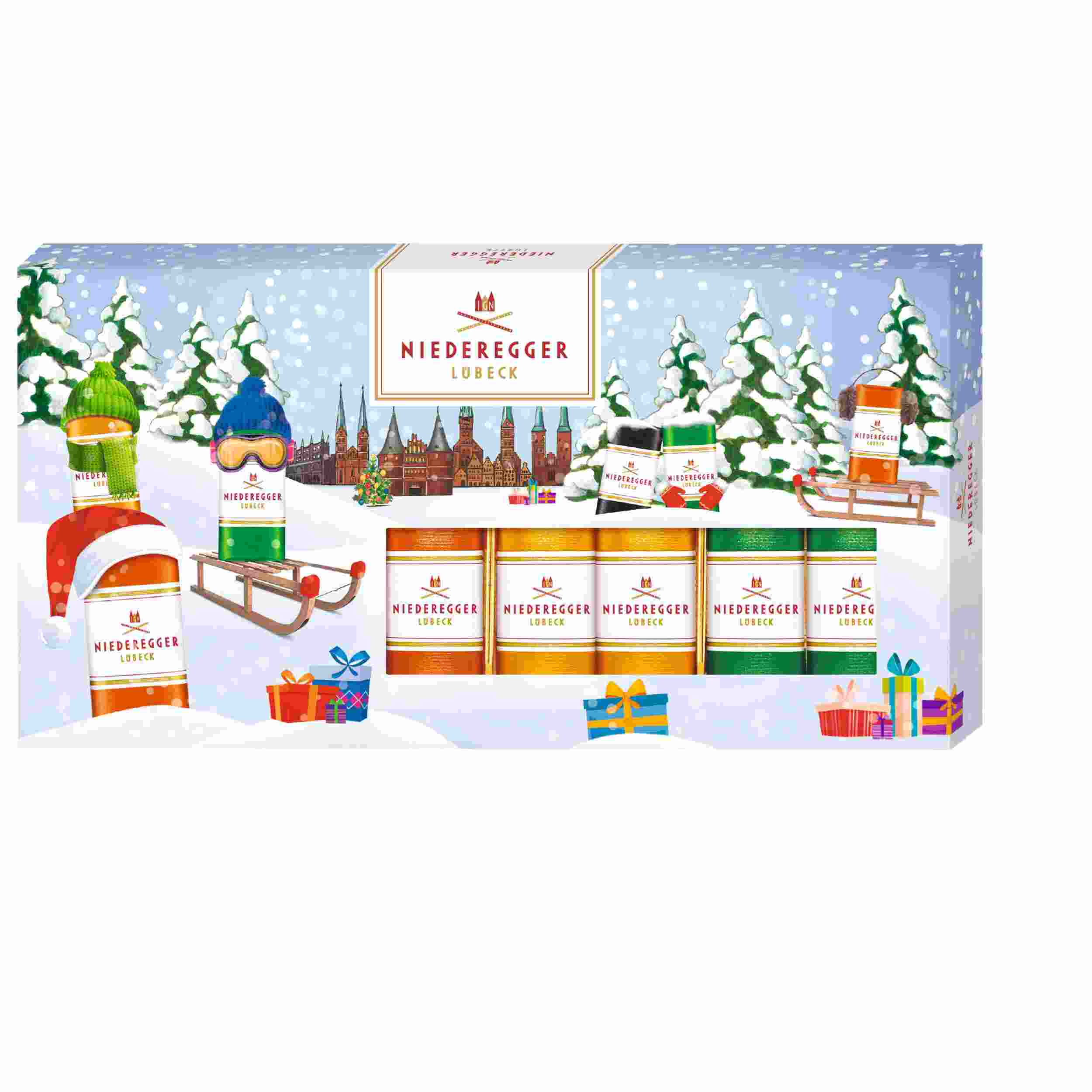 Niederegger Marzipan Klassiker®-Variationen im Winter-Schuber 200g