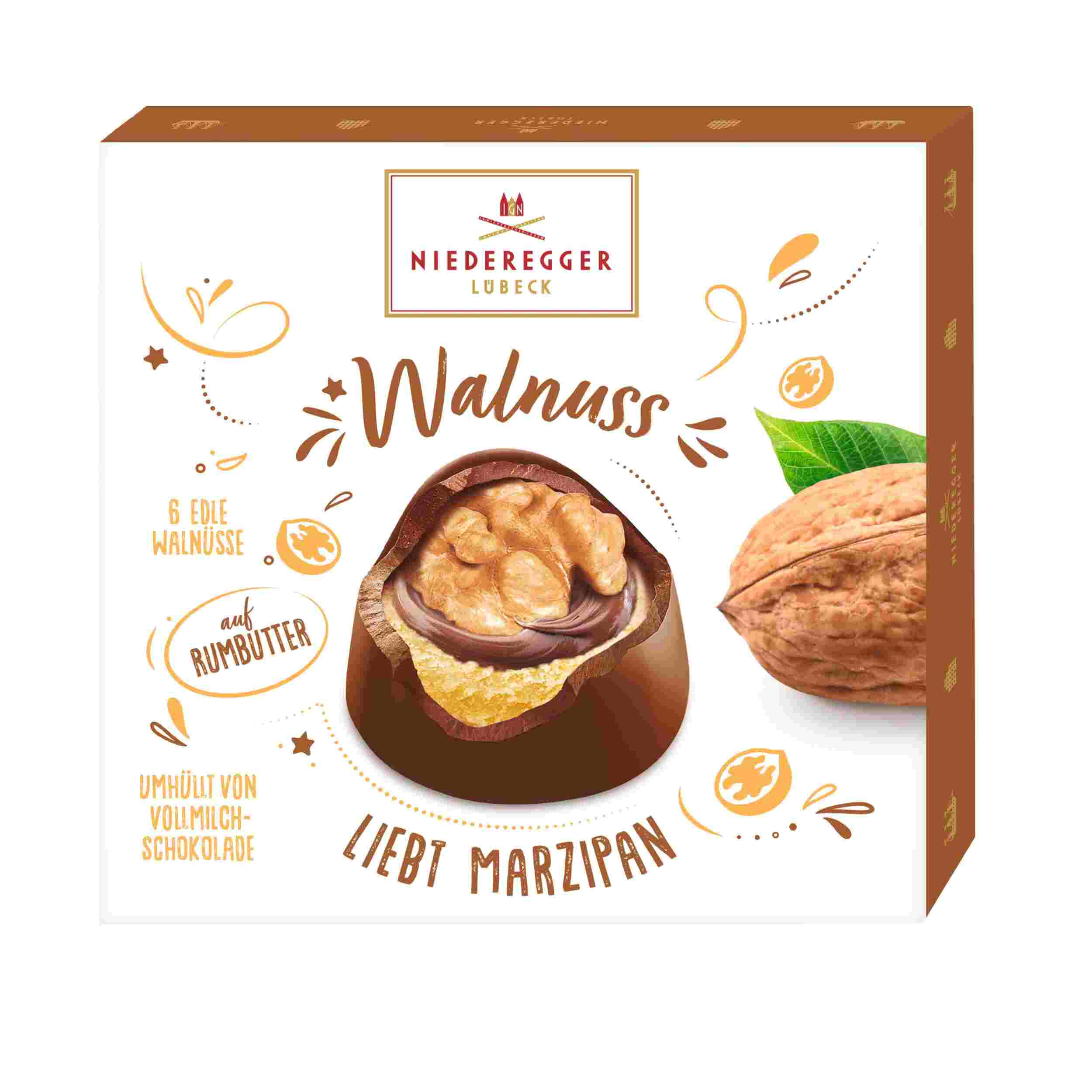 Niederegger Marzipan-Praline 'Walnuss' 102g