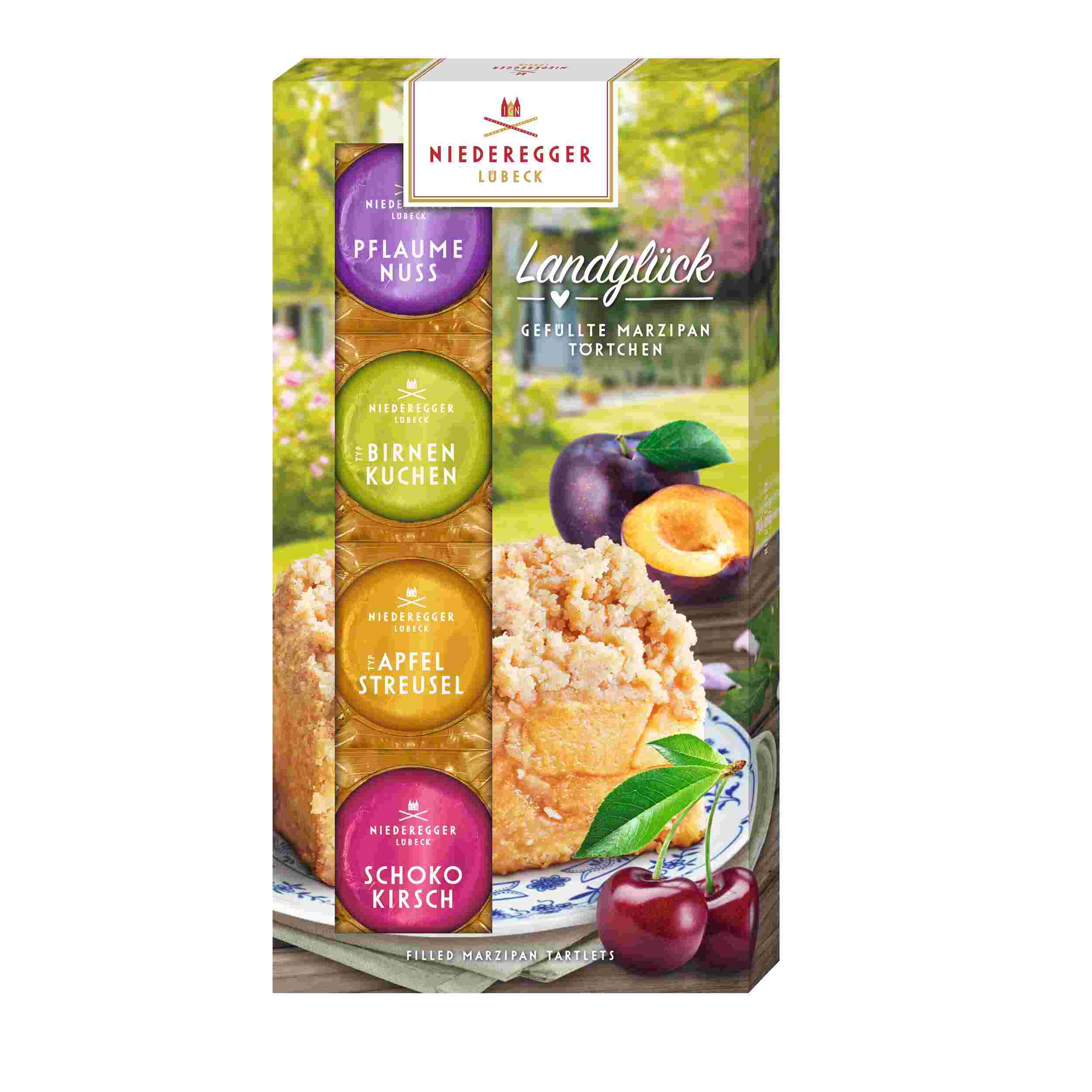 Niederegger Marzipan Taler 'Landglück Törtchen' 112g