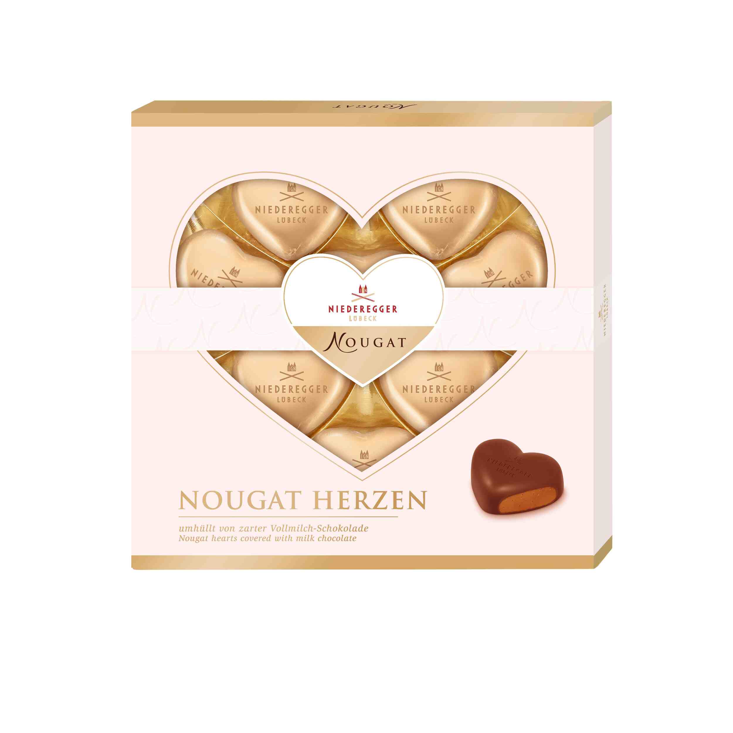 Niederegger Nougat Herzen 125g