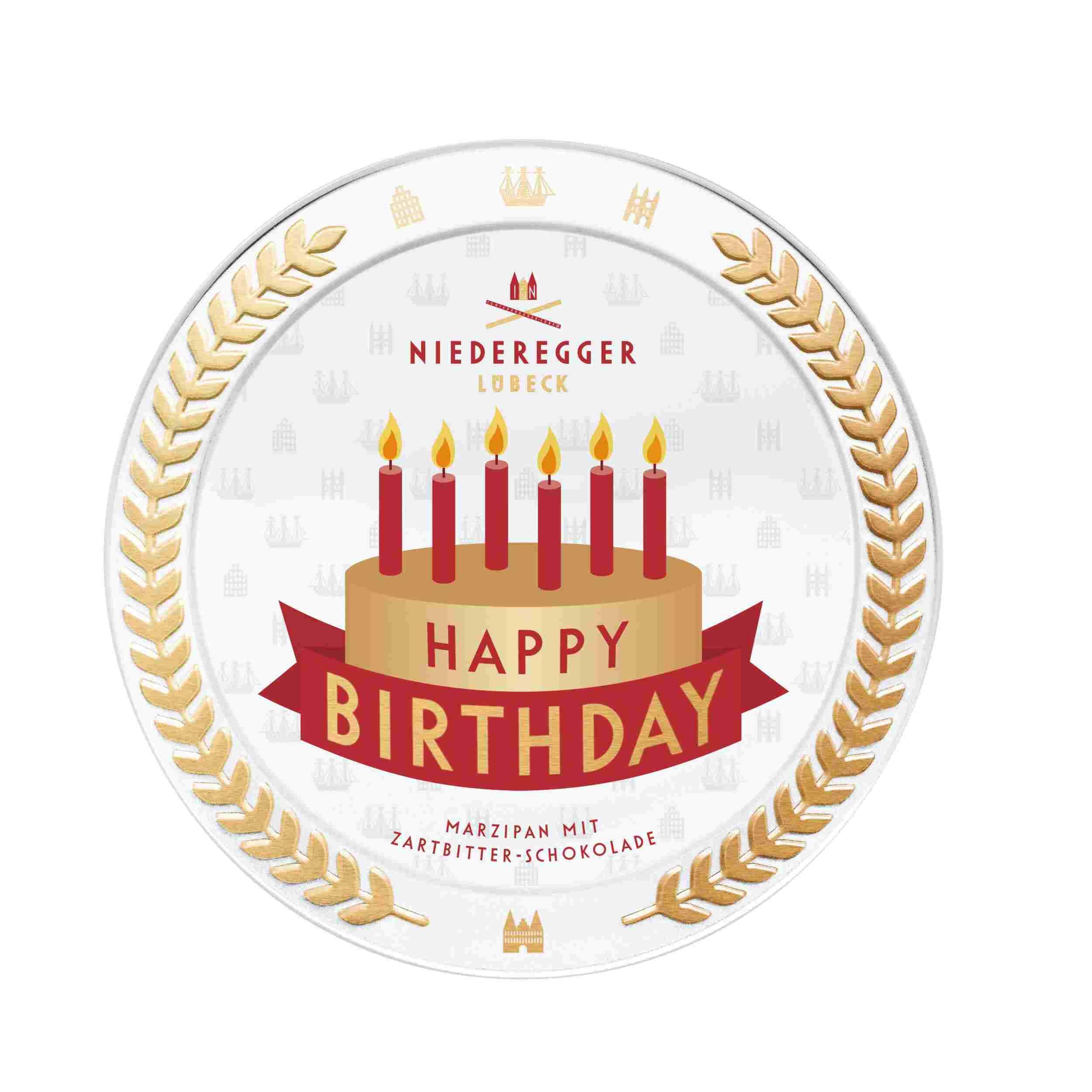 Niederegger Marzipantaler "Happy Birthday" 185g