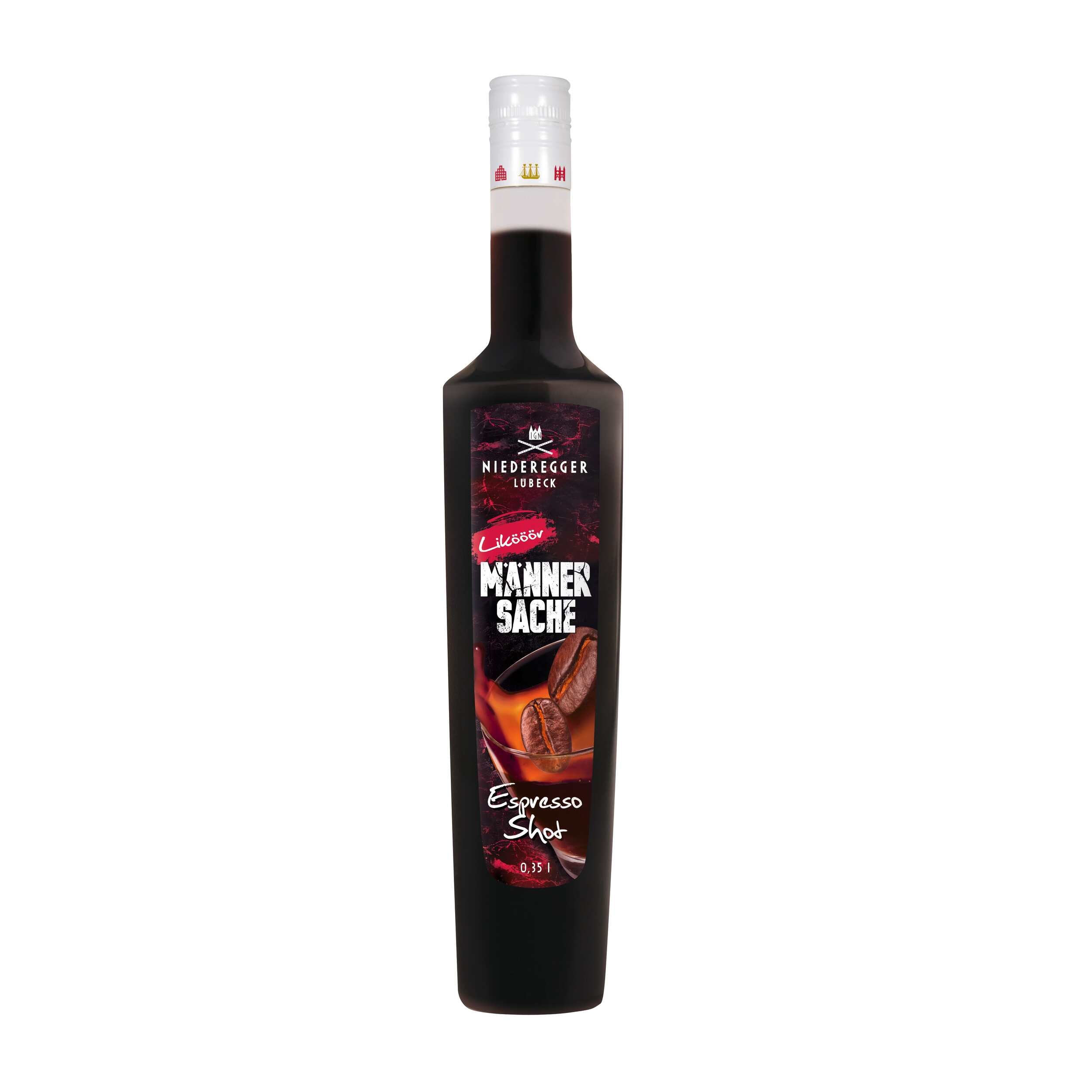 Niederegger Likööör Espresso Shot "Männersache" (19 % MwSt) 0,35 l