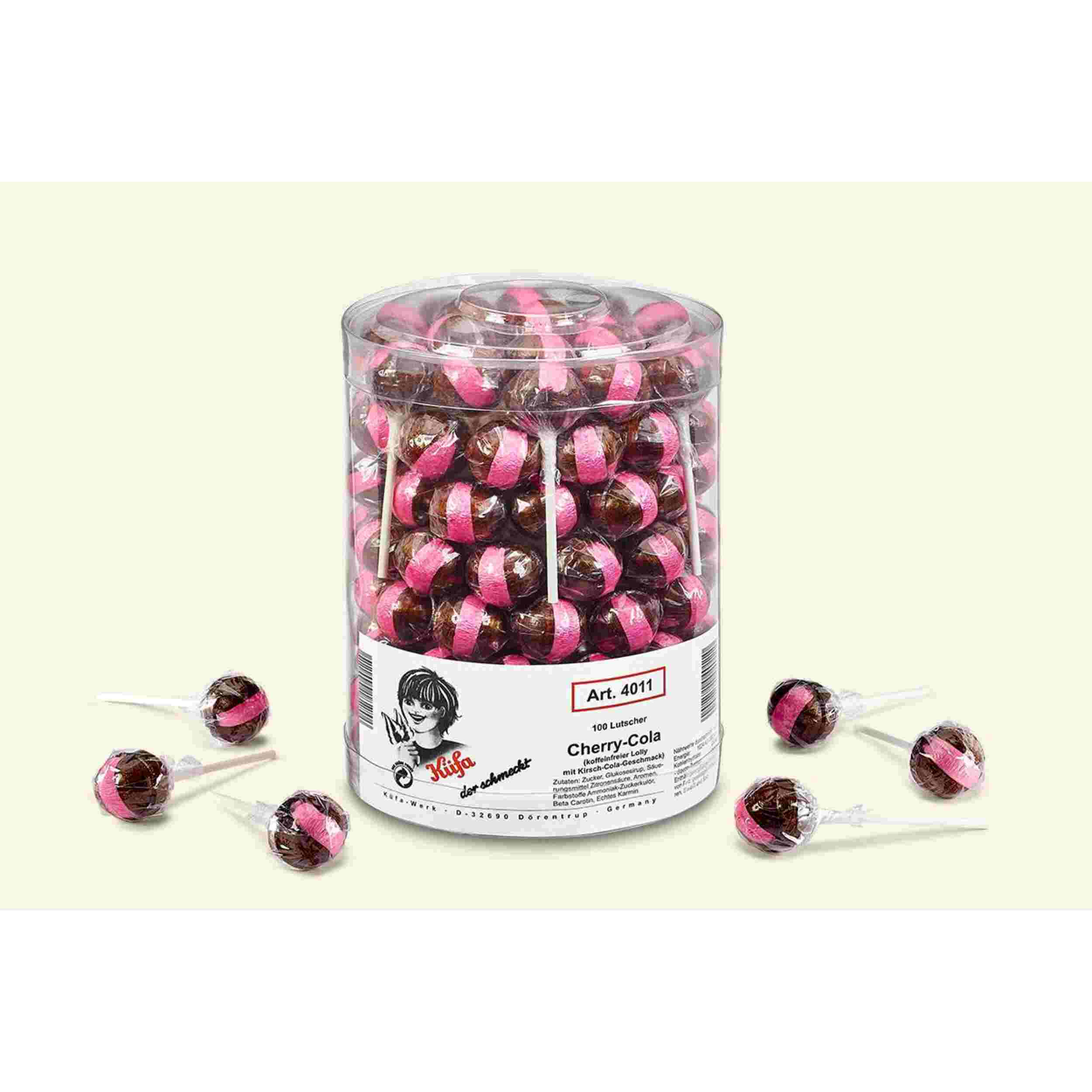 Küfa Cherry-Cola-Lolly 100Stk.