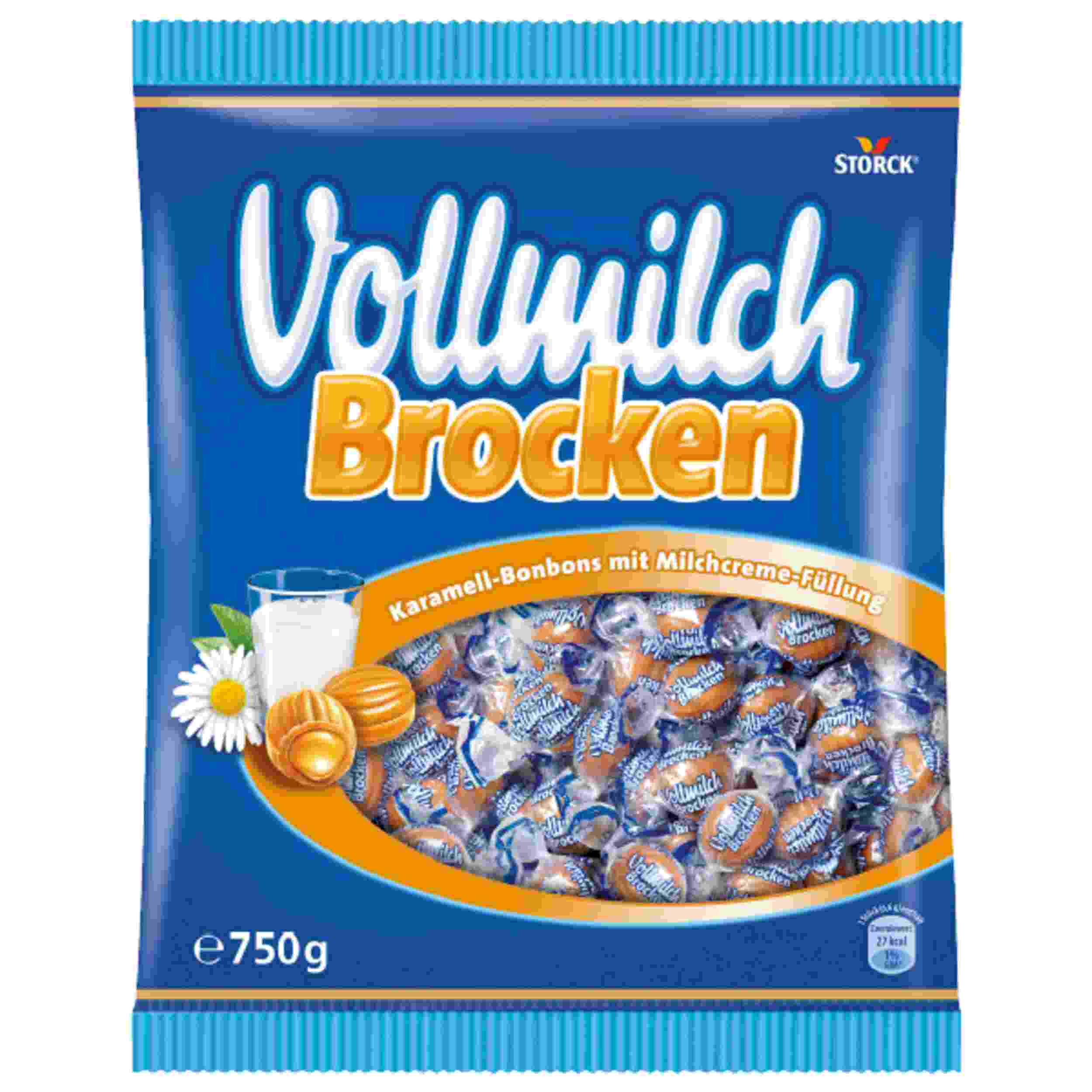 STOCK VOLLMILCH BROCKEN 750G BT