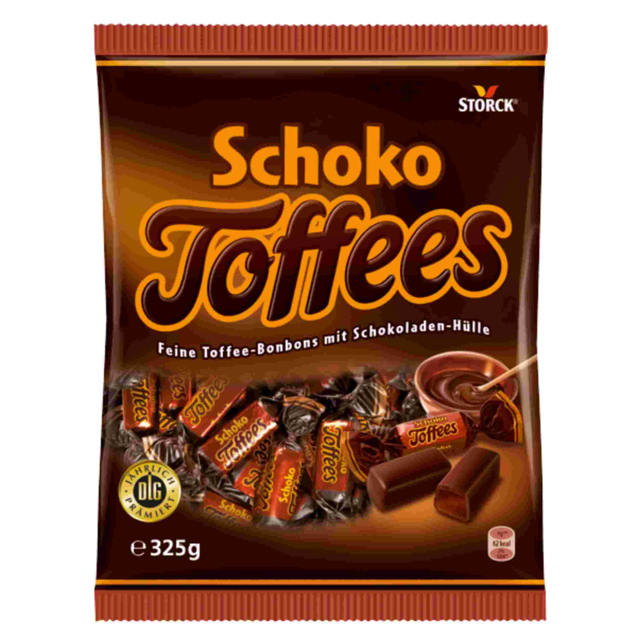 STORCK SCHOKO TOFFEES 325G BT