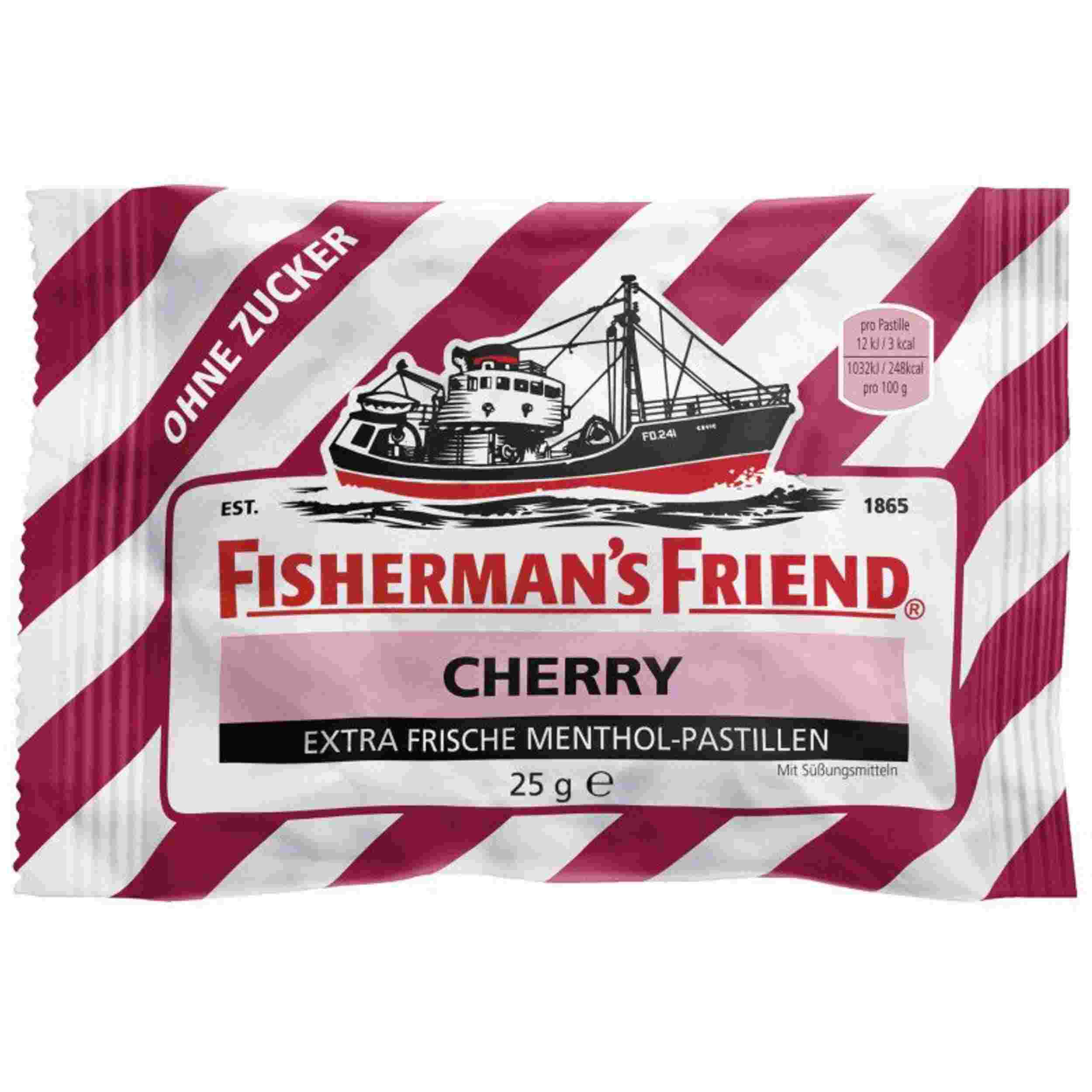FISHERMAN'S FRIEND WILD CHERRY O.Z 25G BT