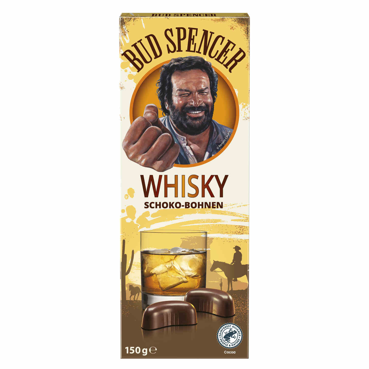 Piasten Bud Spencer Whisky Schoko-Bohnen 150g