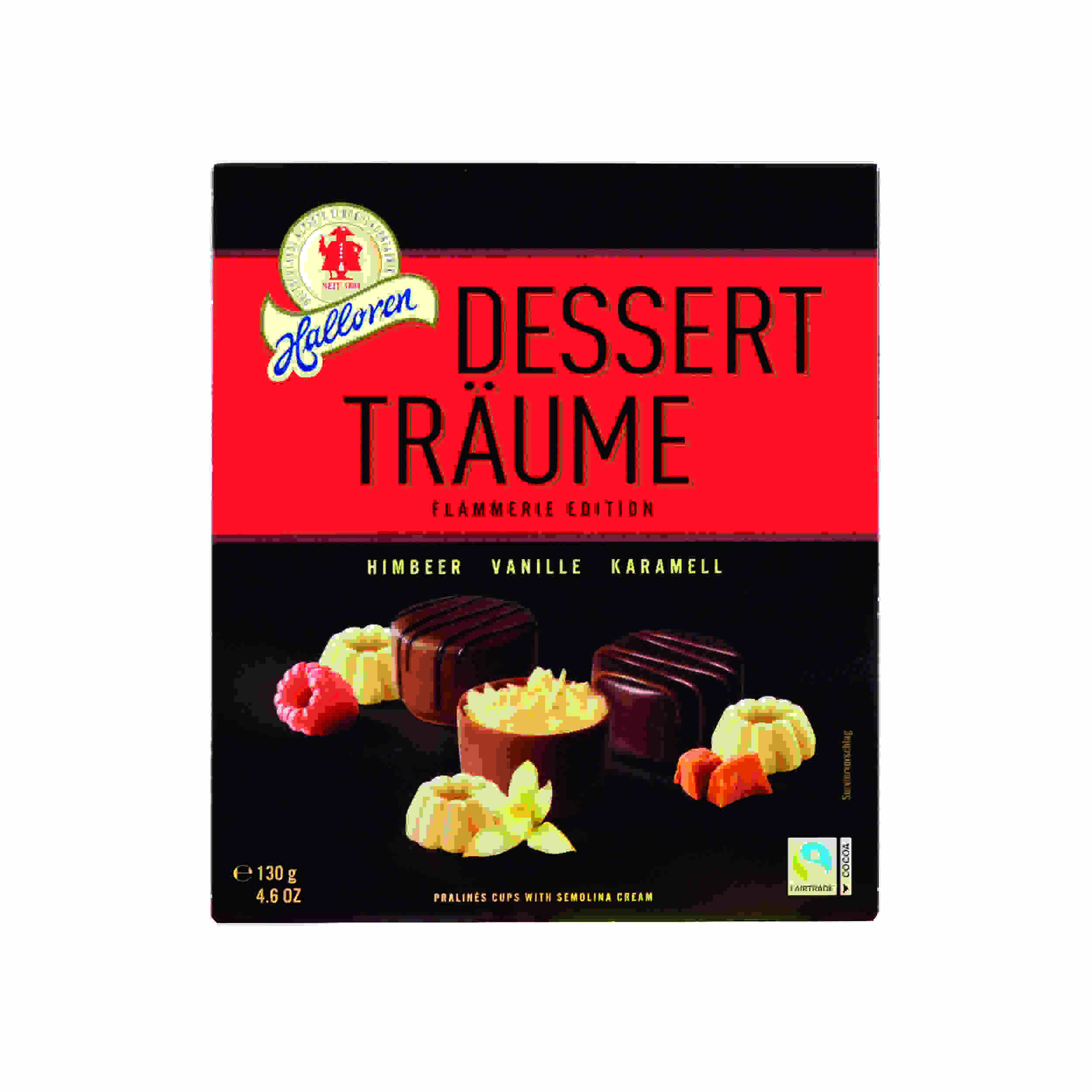 Halloren Confiserie Dessertträume Flammerie Edition 130g