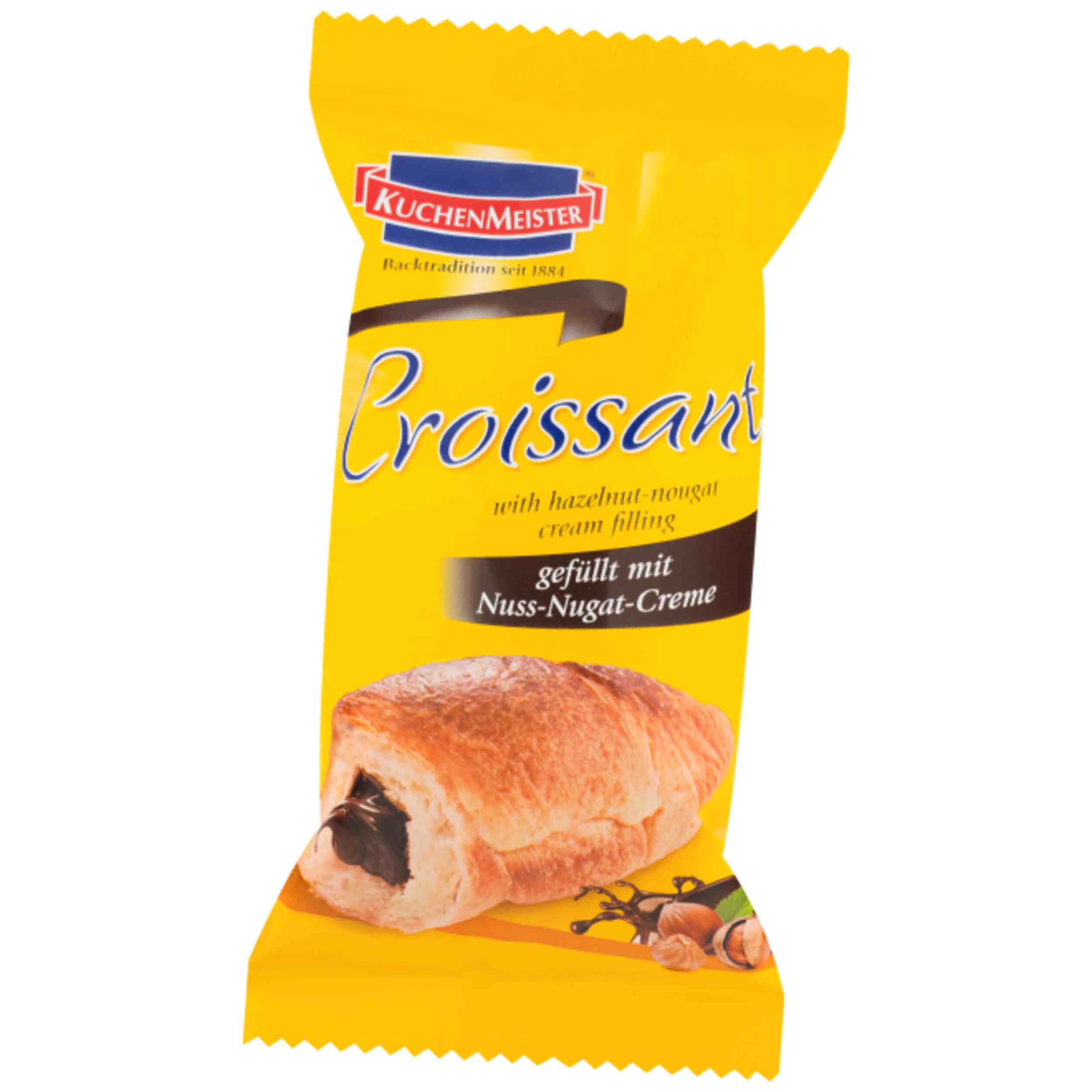 Kuchenmeister Croissant gefüllt mit Nuss-Nougat 48g