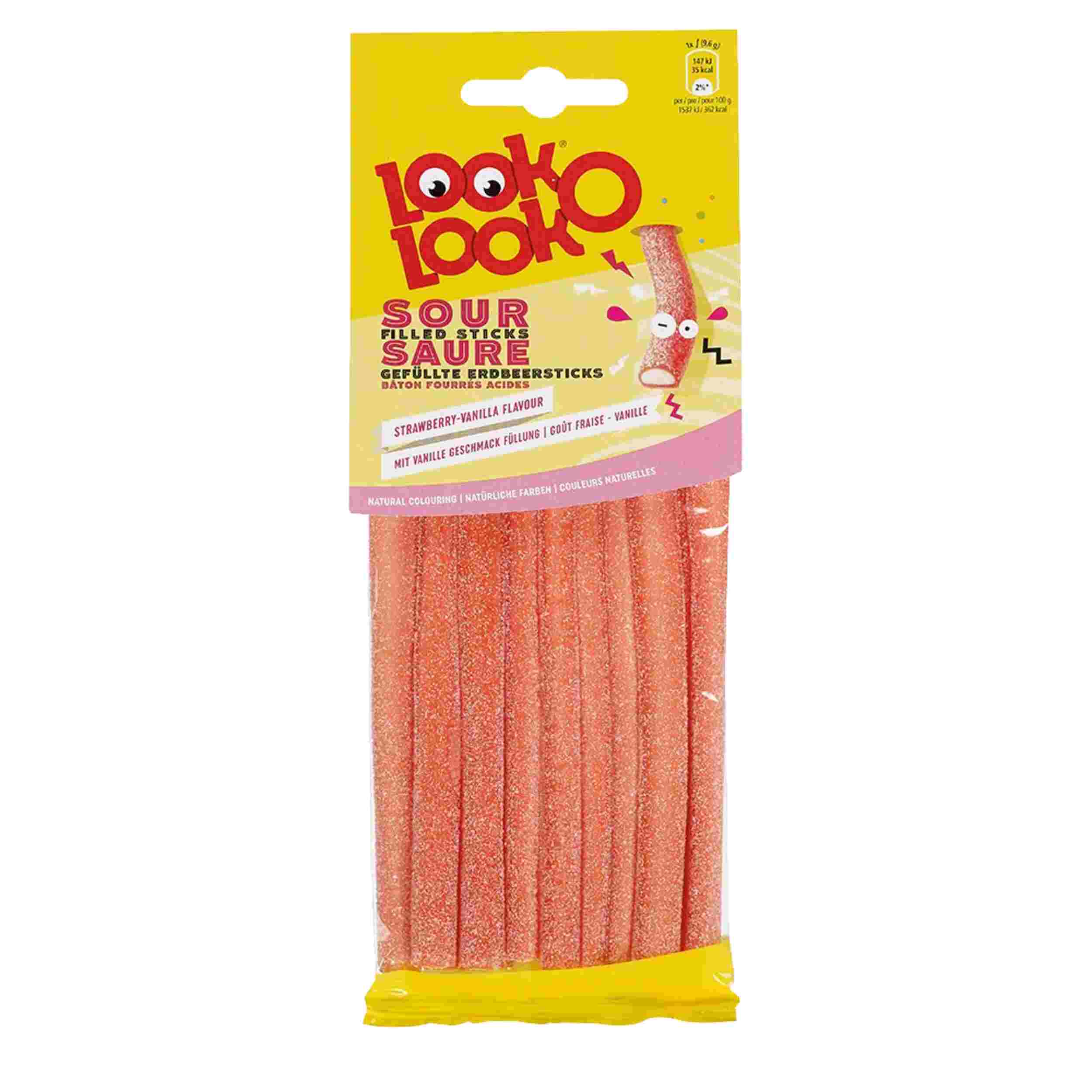 LOL Gefüllte Erdbeersticks 90g
