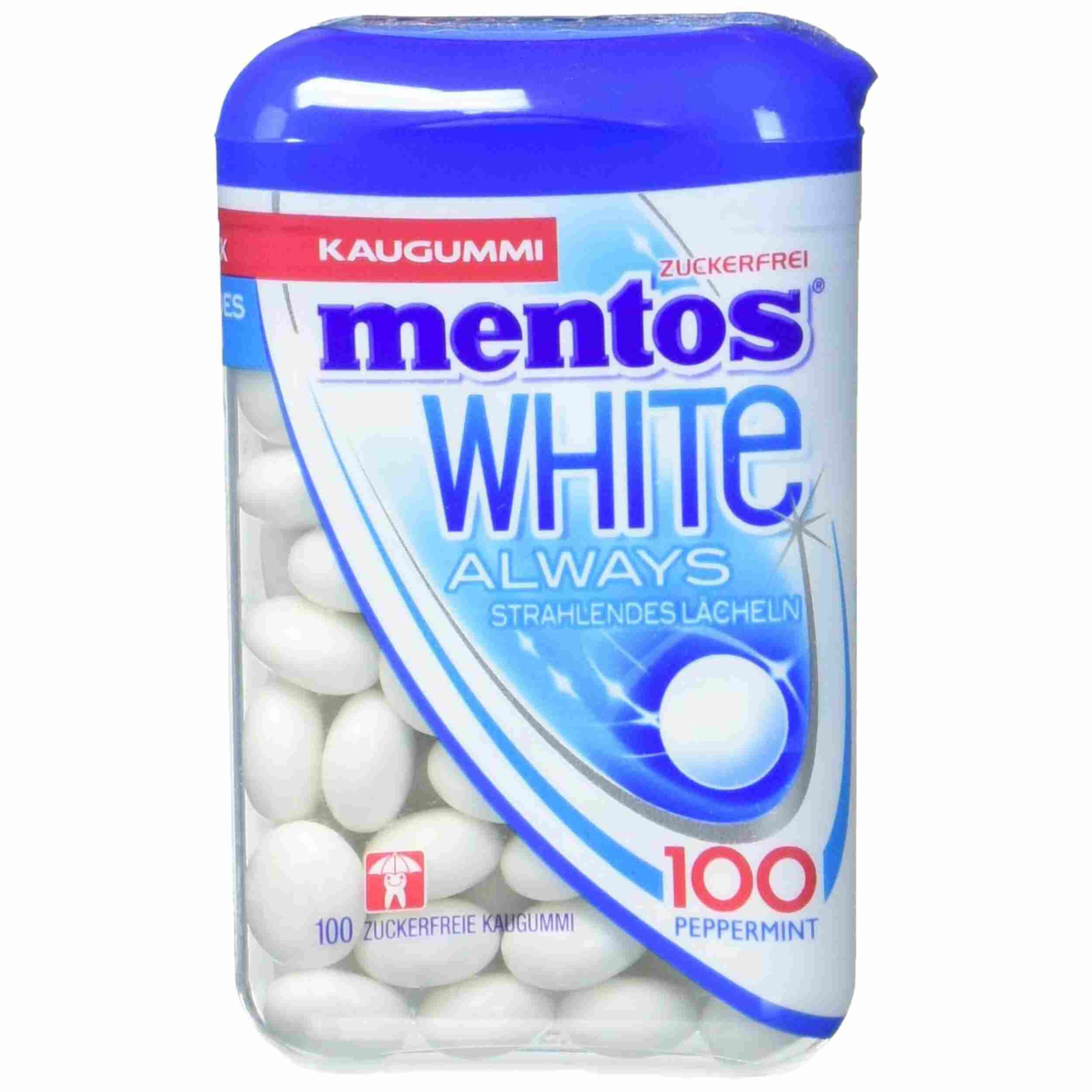 MENTOS GUM 100 WHITE 100ST DS