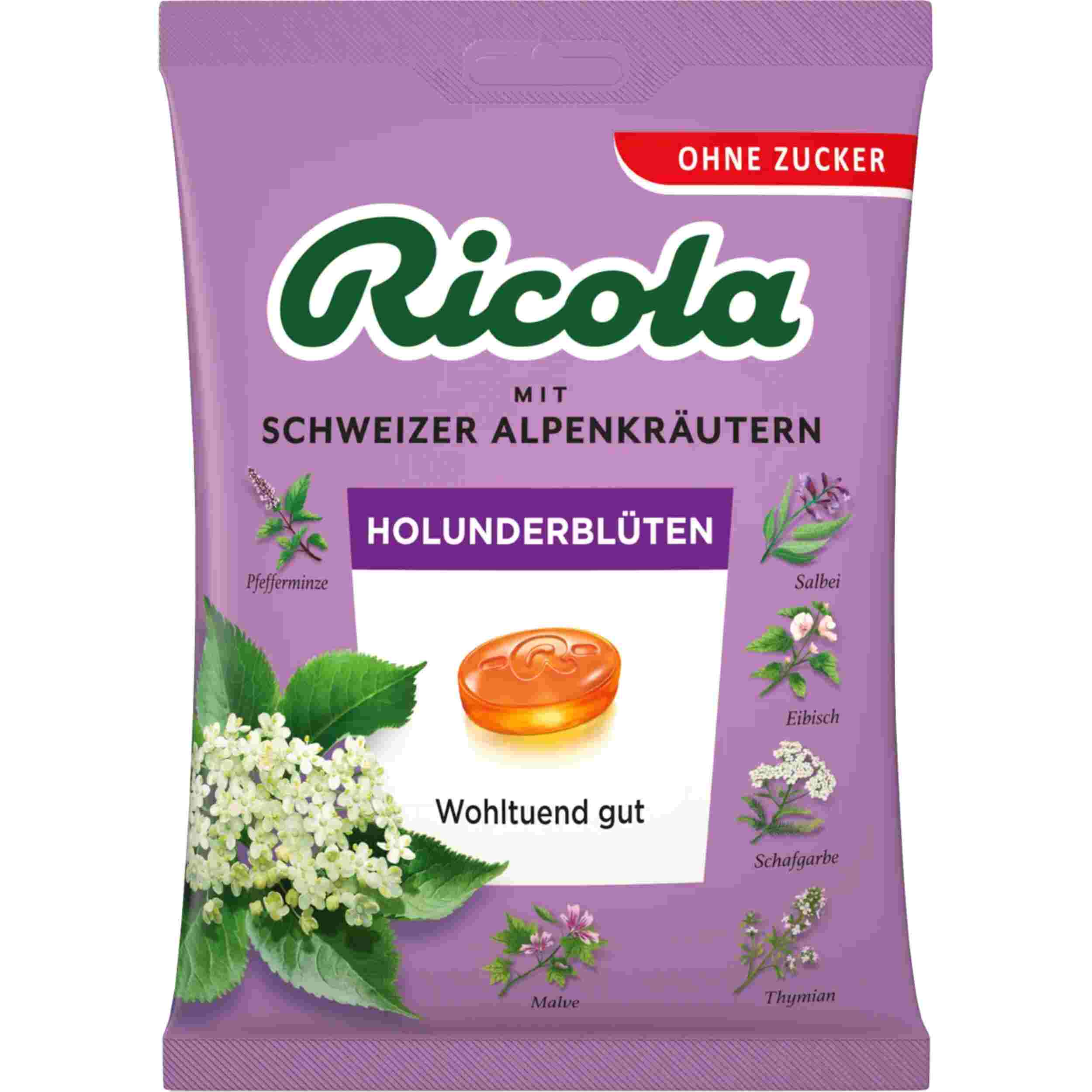 RICOLA HOLUNDERBLUETE O.Z. 75G BT