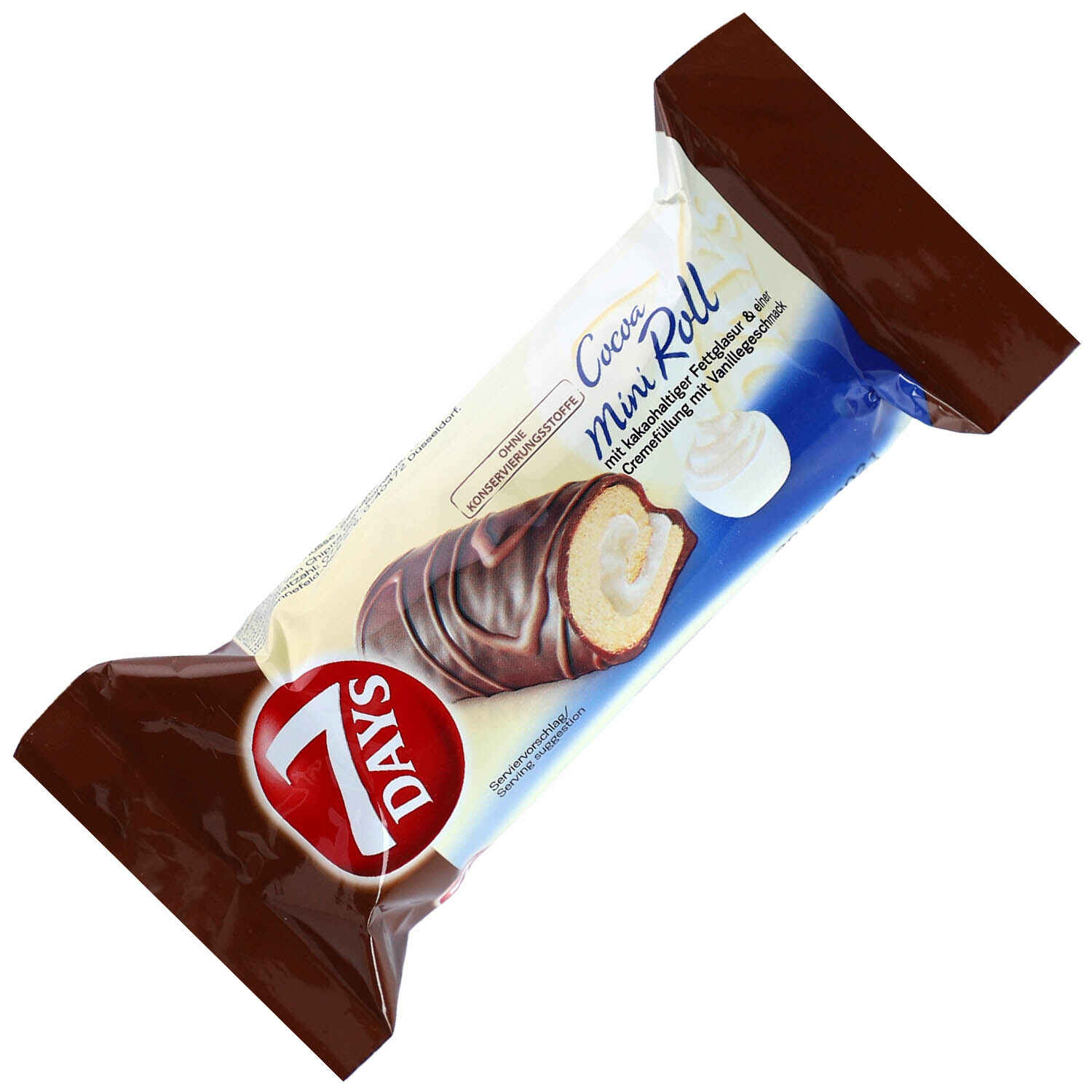 7DAYS MINI ROLL VANILLECREME 5X32G PK