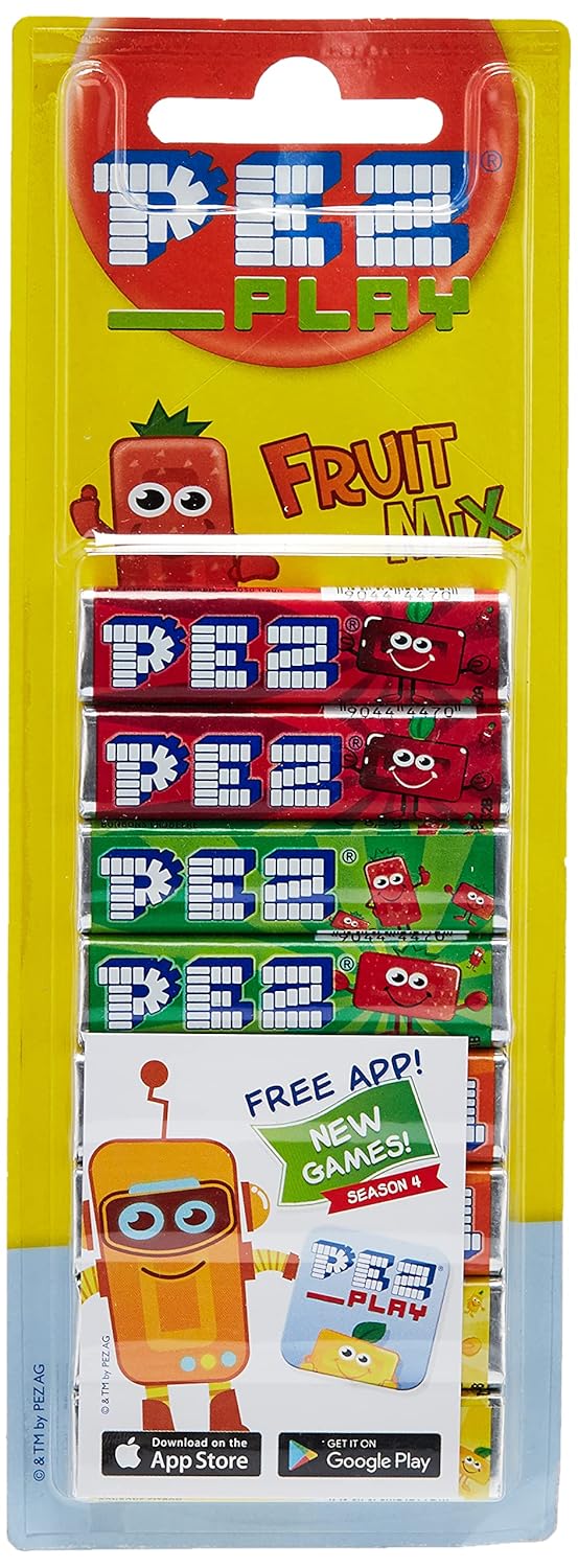 PEZ 4 FRUCHT NACHFUELLER, 68G PK