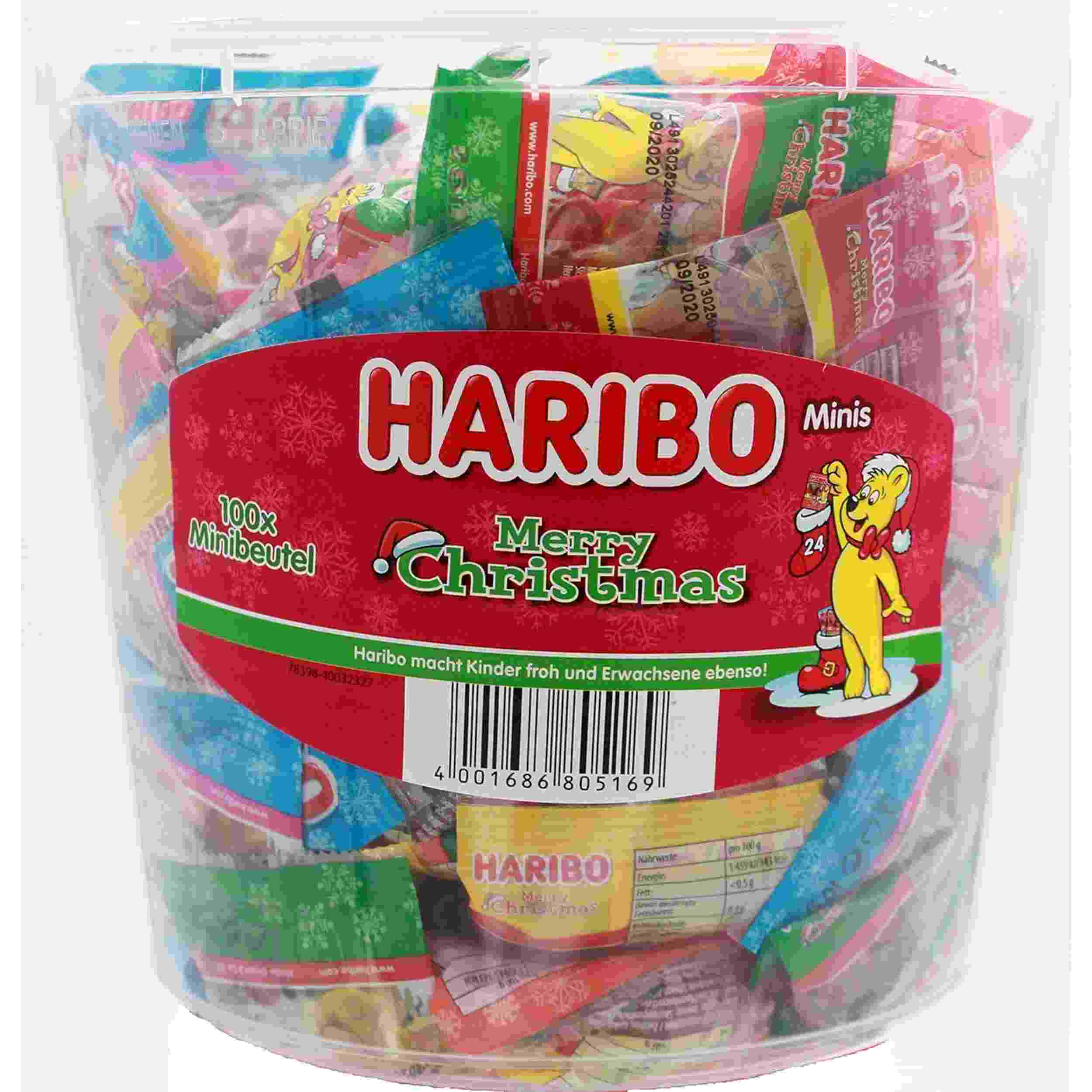 HARIBO CHRISTMAS MINIS 1000G DS