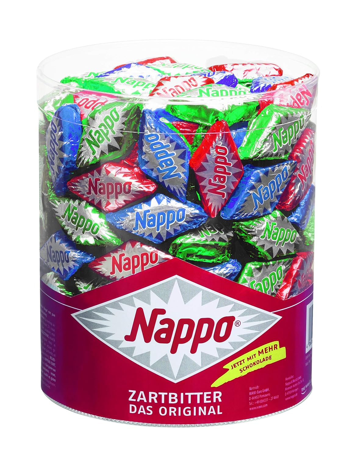 Nappo Klassiker Stückart. in Klars. Dose 1320g (ca. 200 St.)