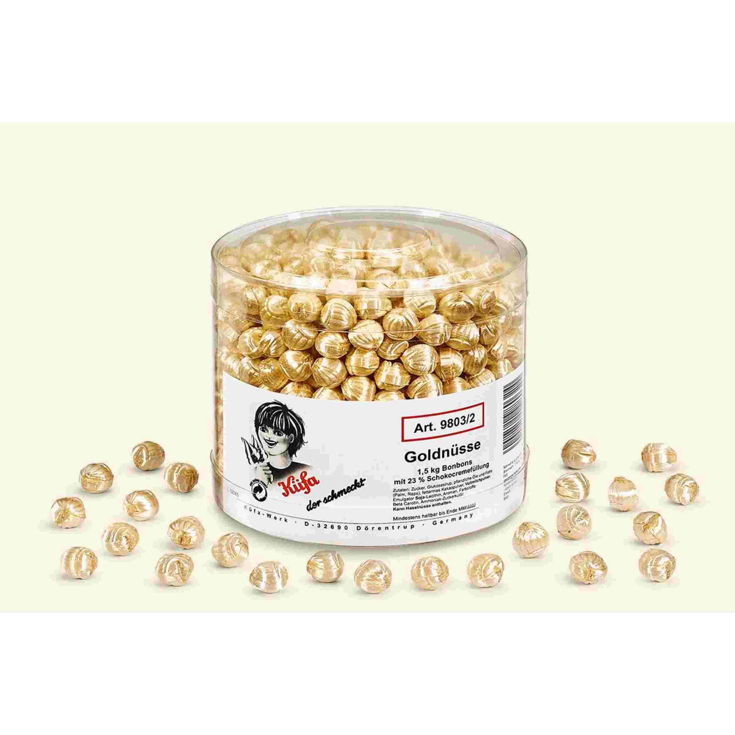 Küfa Goldnüsse (Schokofüllung) 650Stk.