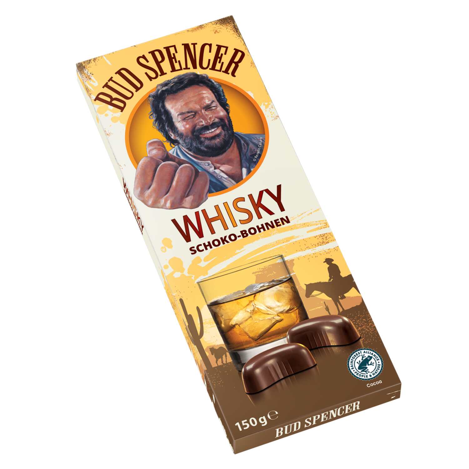 Piasten Bud Spencer Whisky Schoko-Bohnen 150g