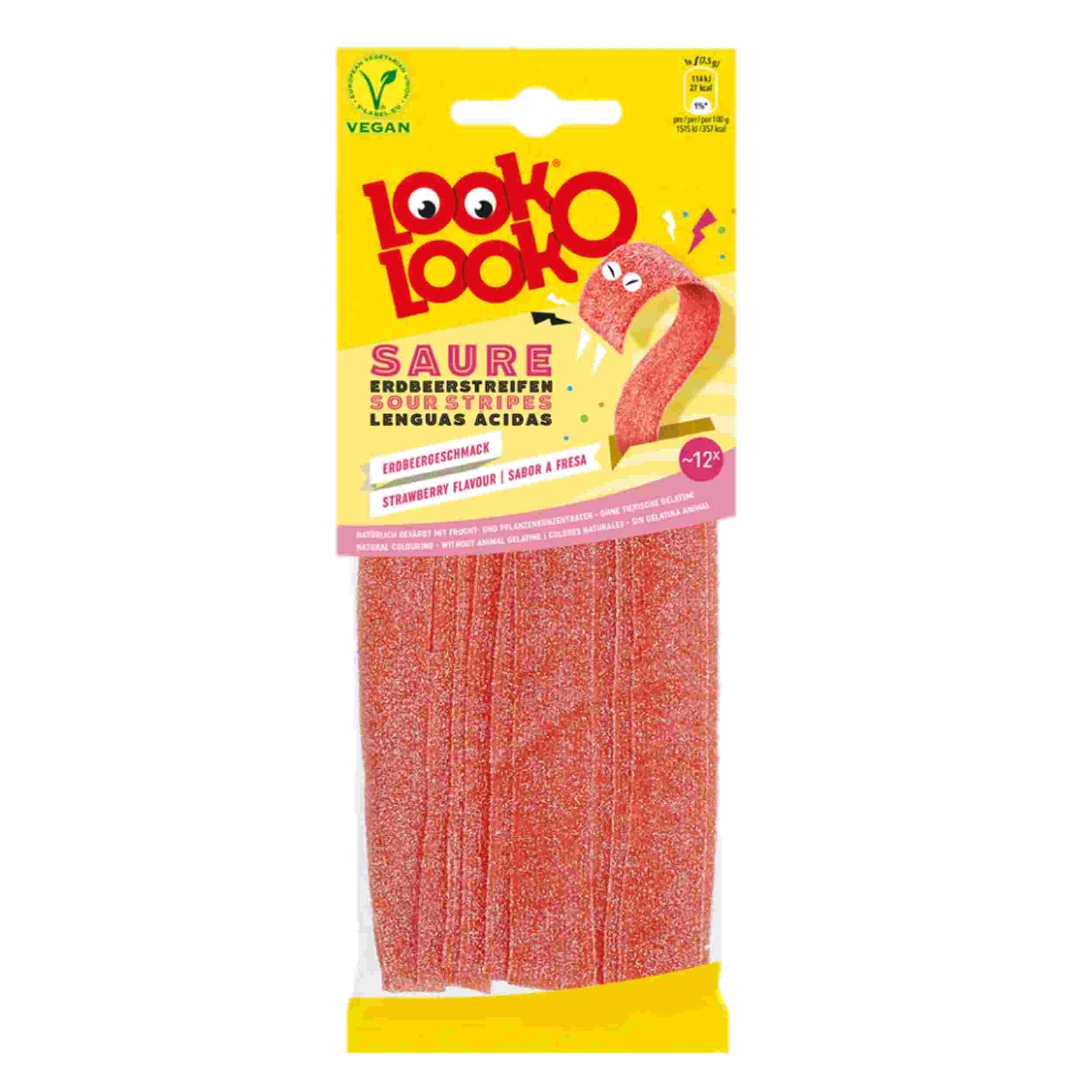 LOL Saure Erdbeerstreifen 90g