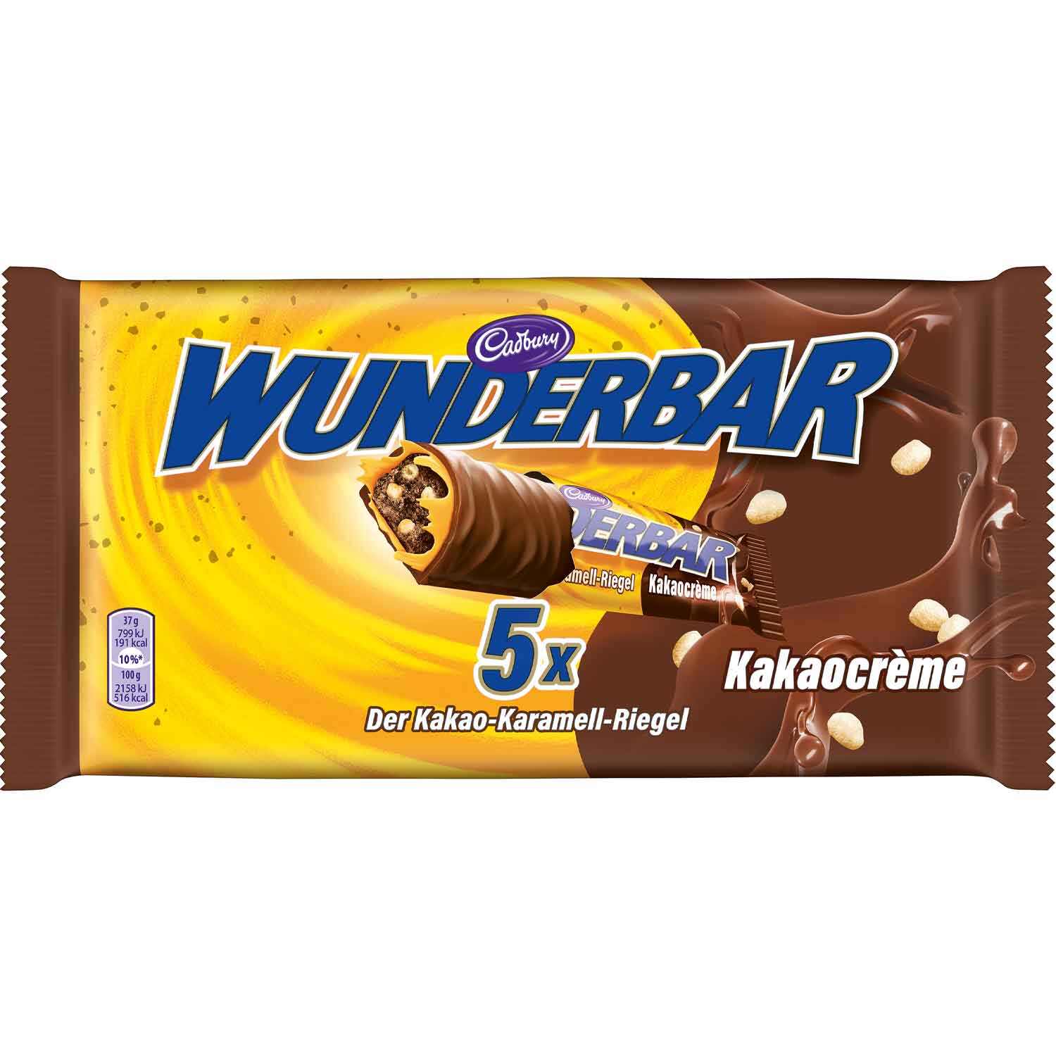 CADBURY WUNDERBAR KAKAO 5X37G PK