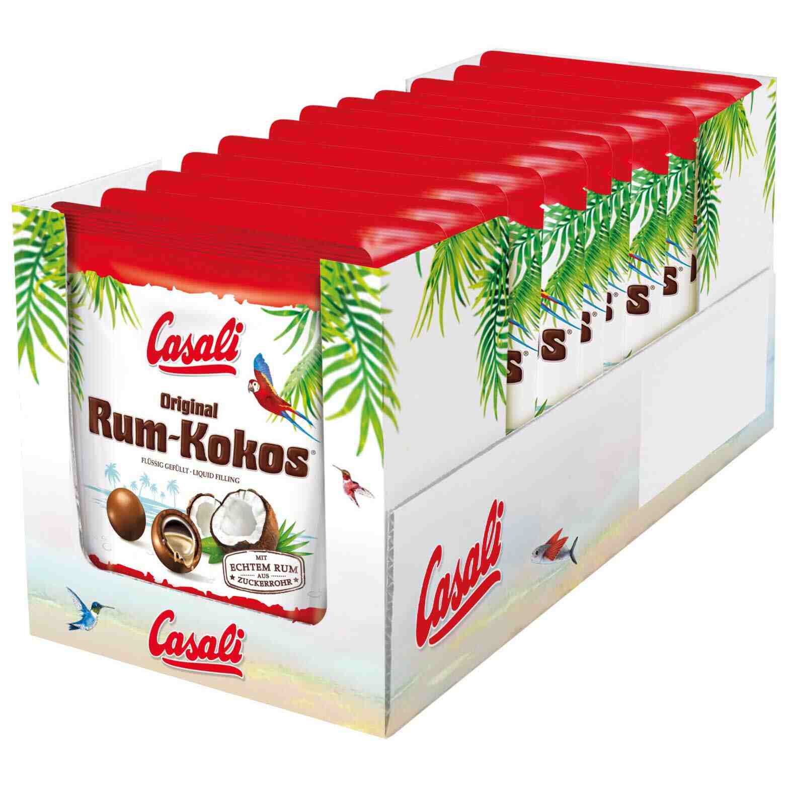 CASALI RUM-KOKOS DRAGEES 175G BT