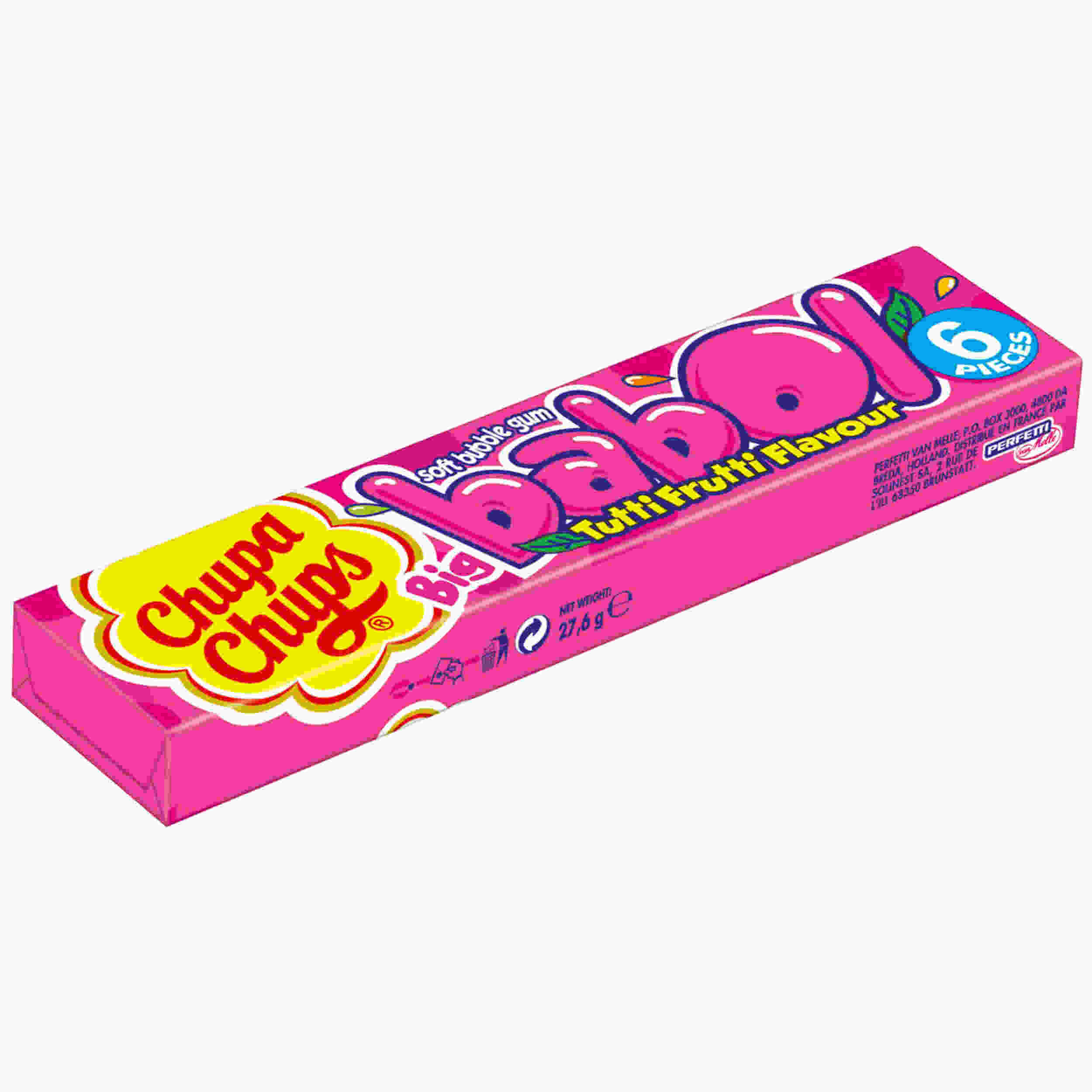 CHUPA CHUPS. BIG BABOL TUTTI FRUTTI 3X27,6G