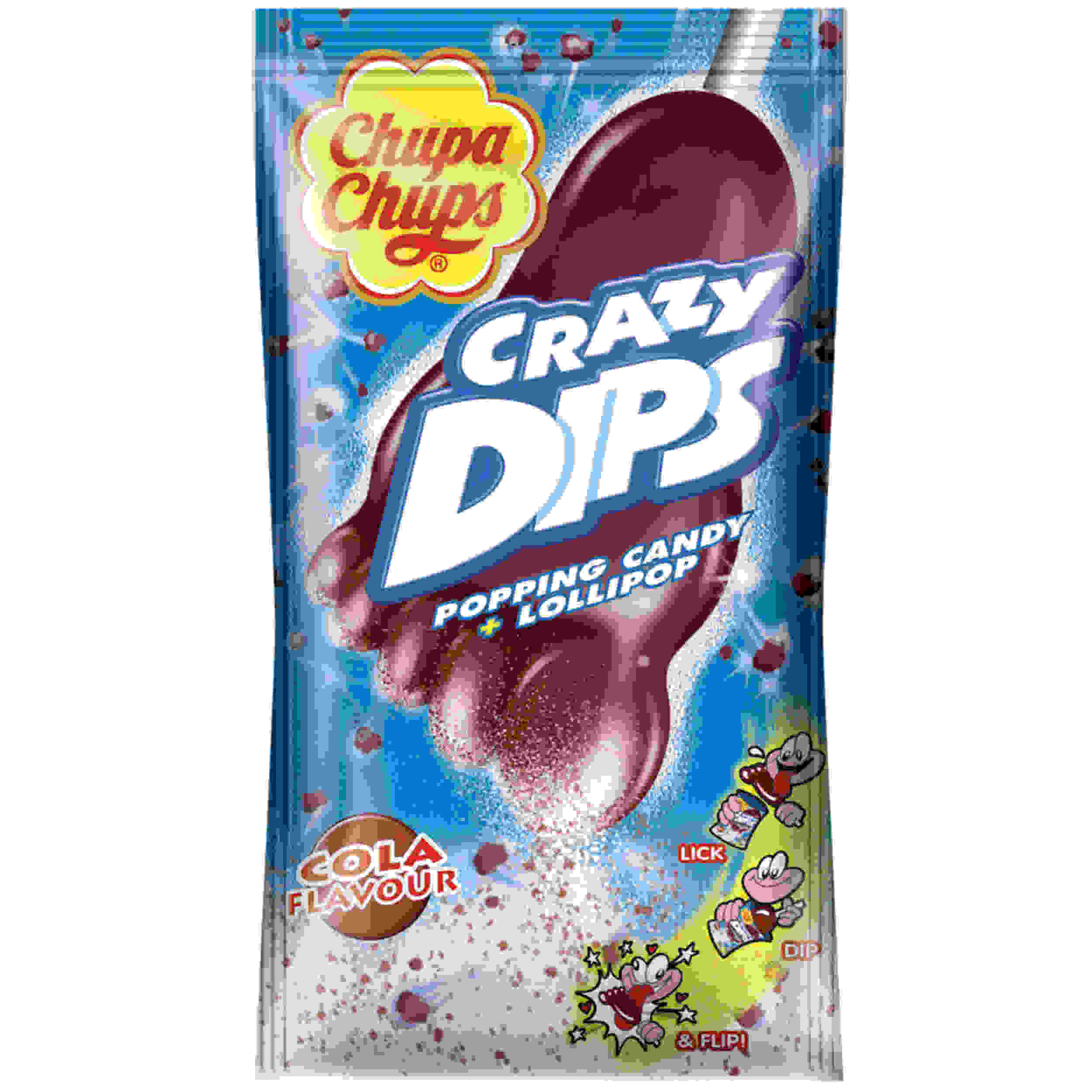 CHUPA CHUPS CRAZY DIPS COLA 14G