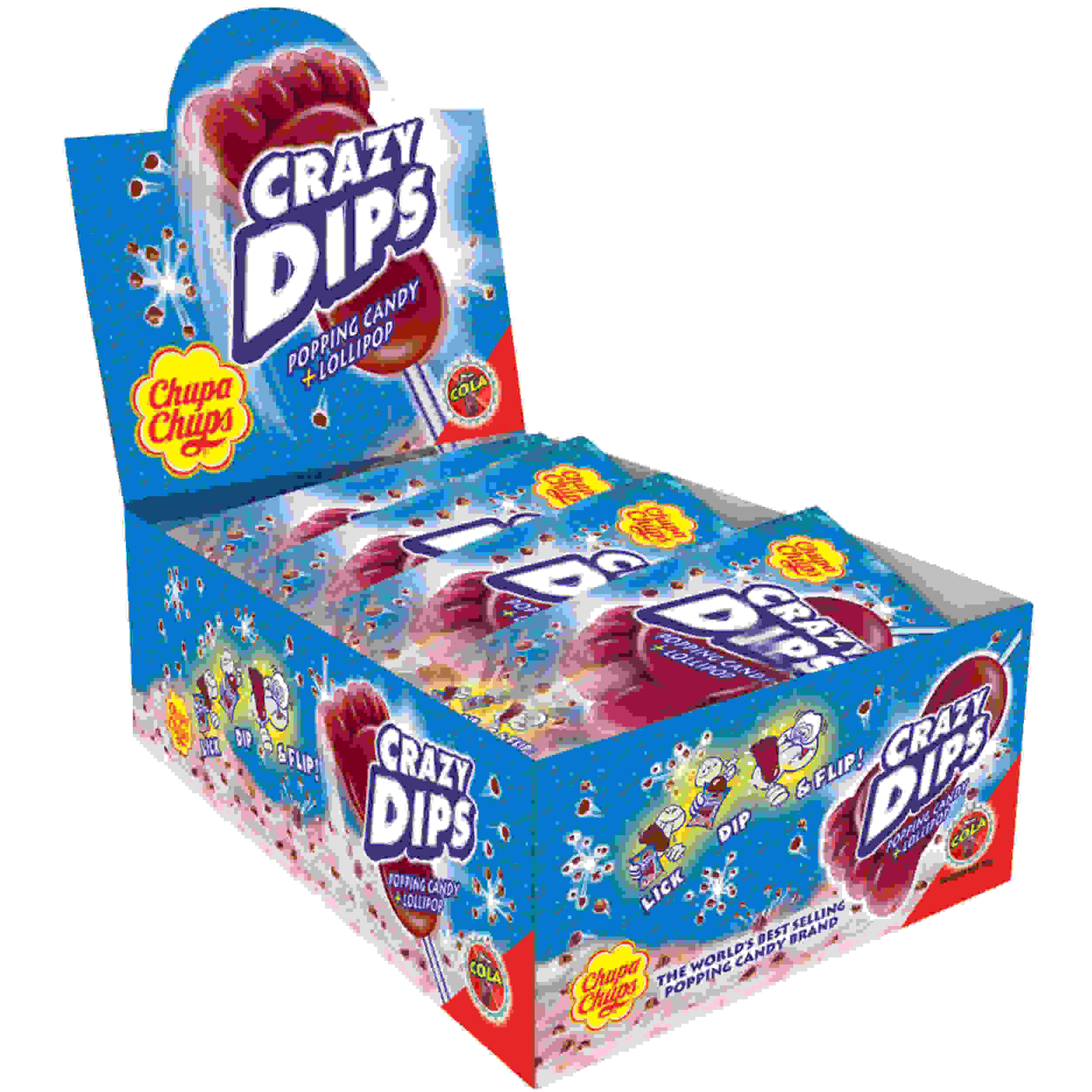 CHUPA CHUPS CRAZY DIPS COLA 14G