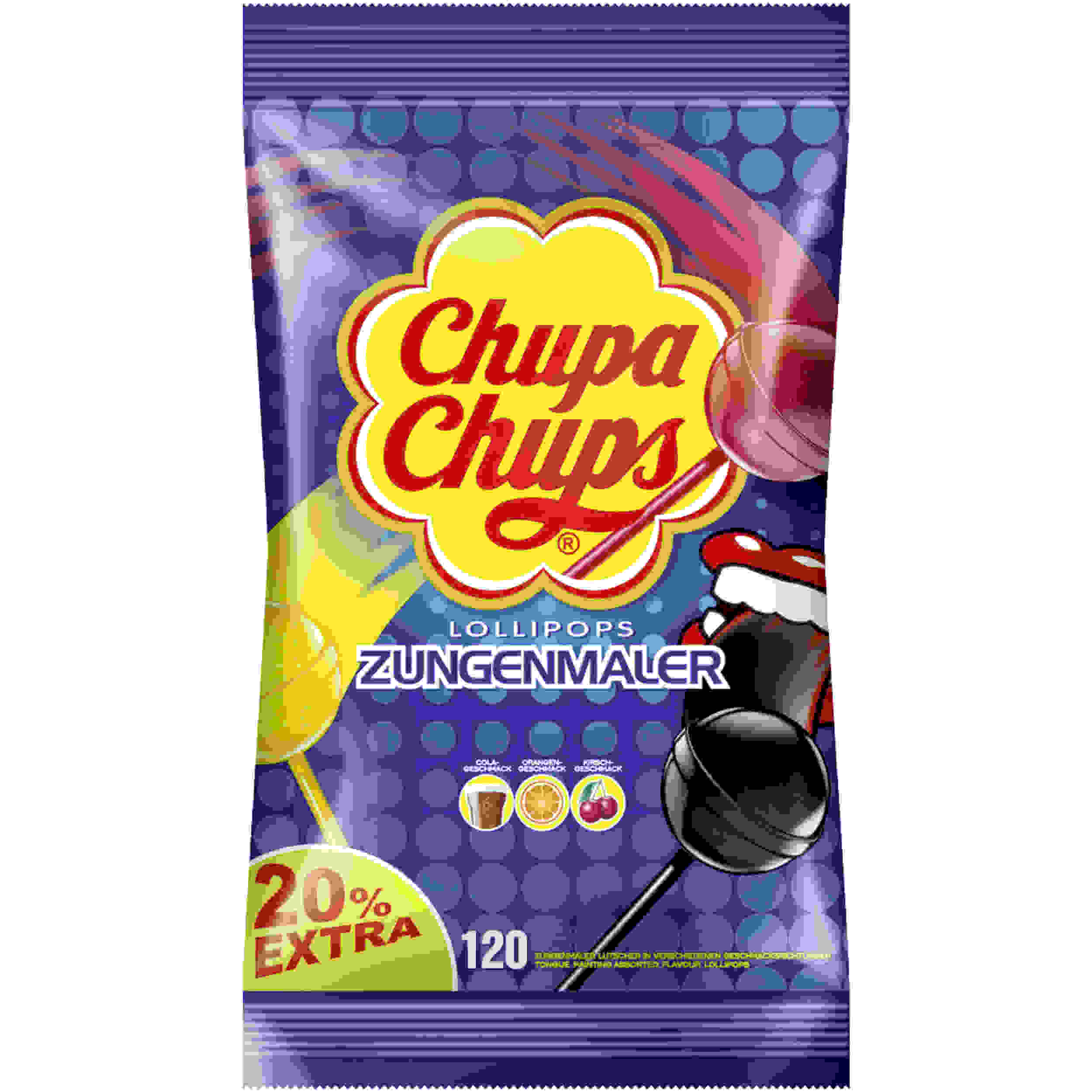 CHUPA CHUPS ZUNGENMALER 120ER