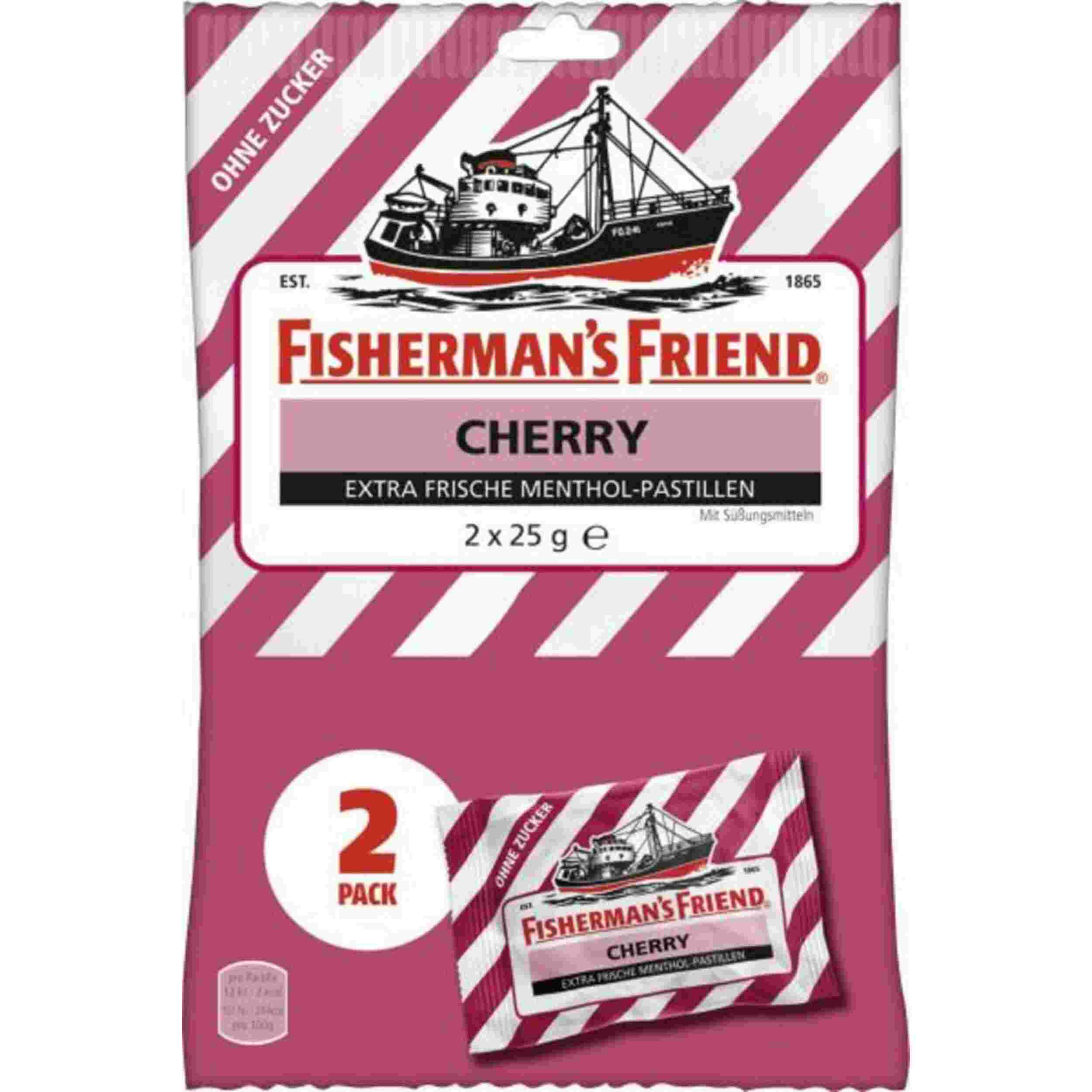 FISHERMAN'S FRIEND WILD CHERRY O.Z 2X25G BT