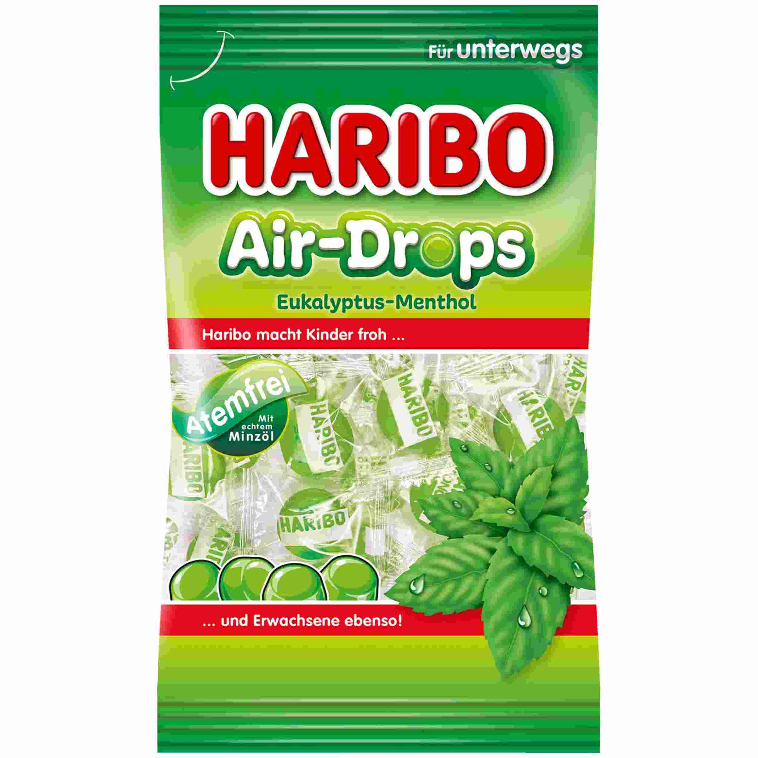 HARIBO AIR-DROPS EUKA MENTHOL 100G BT
