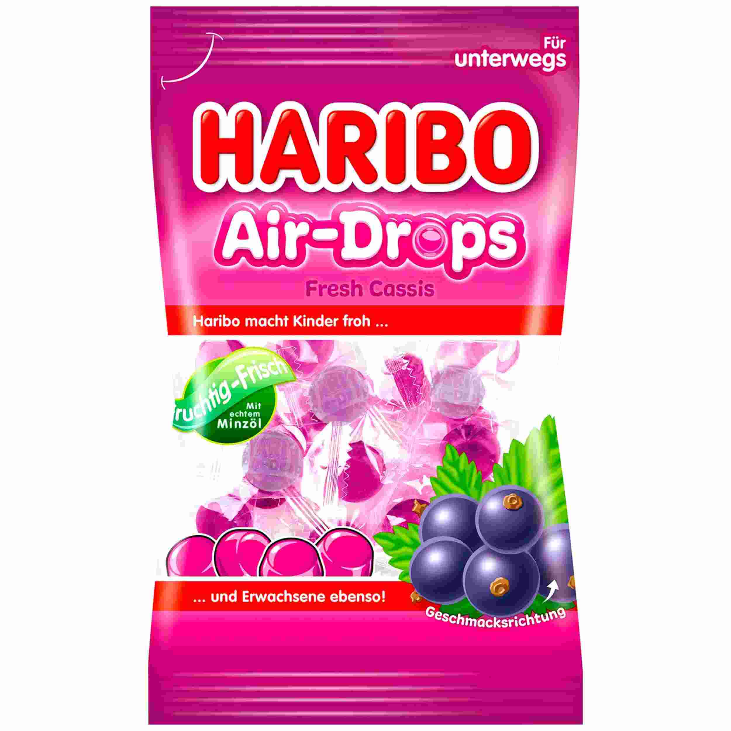 HARIBO AIR-DROPS CASSIS 100G BT