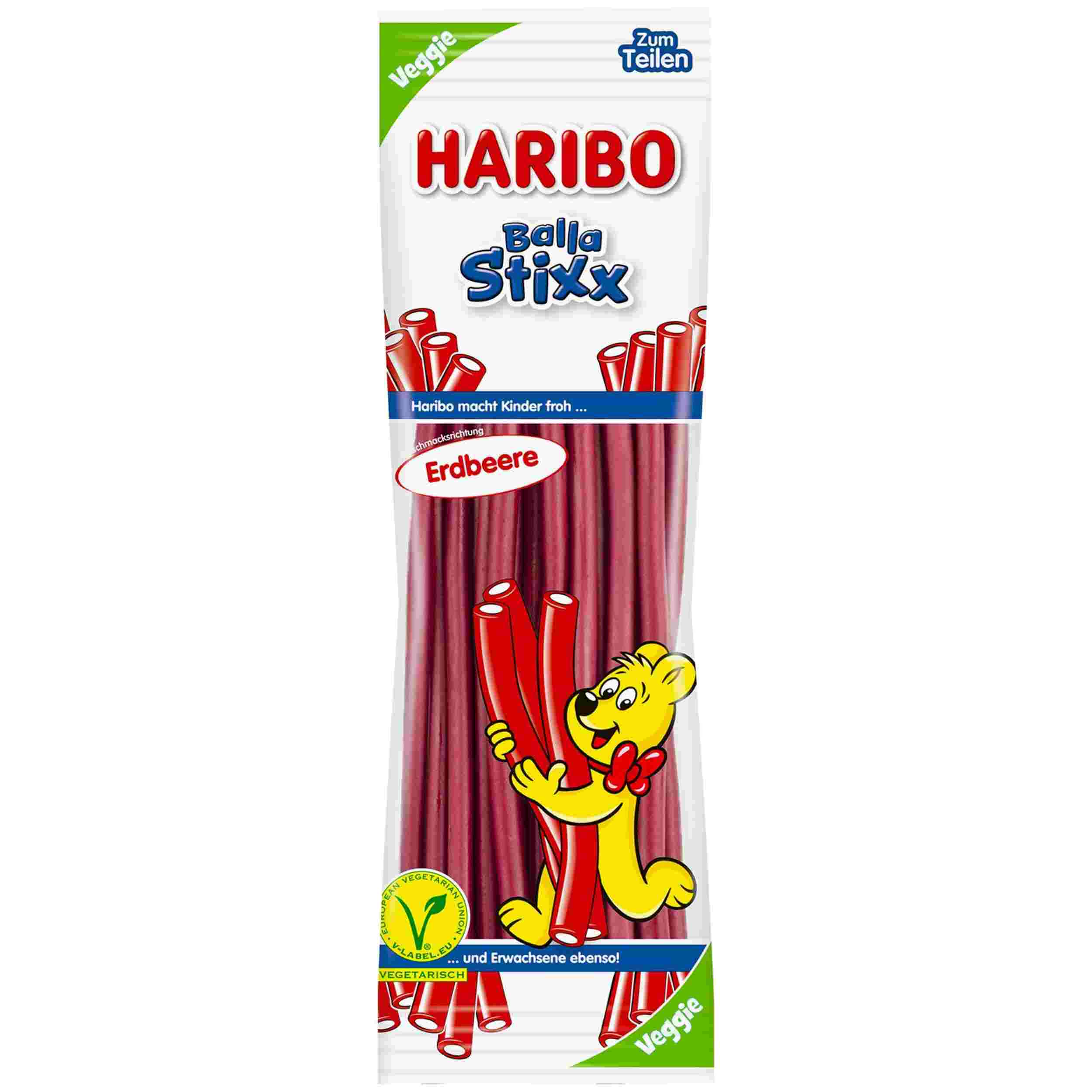 HARIBO BALLA STIXX ERDBEERE V 200G BT