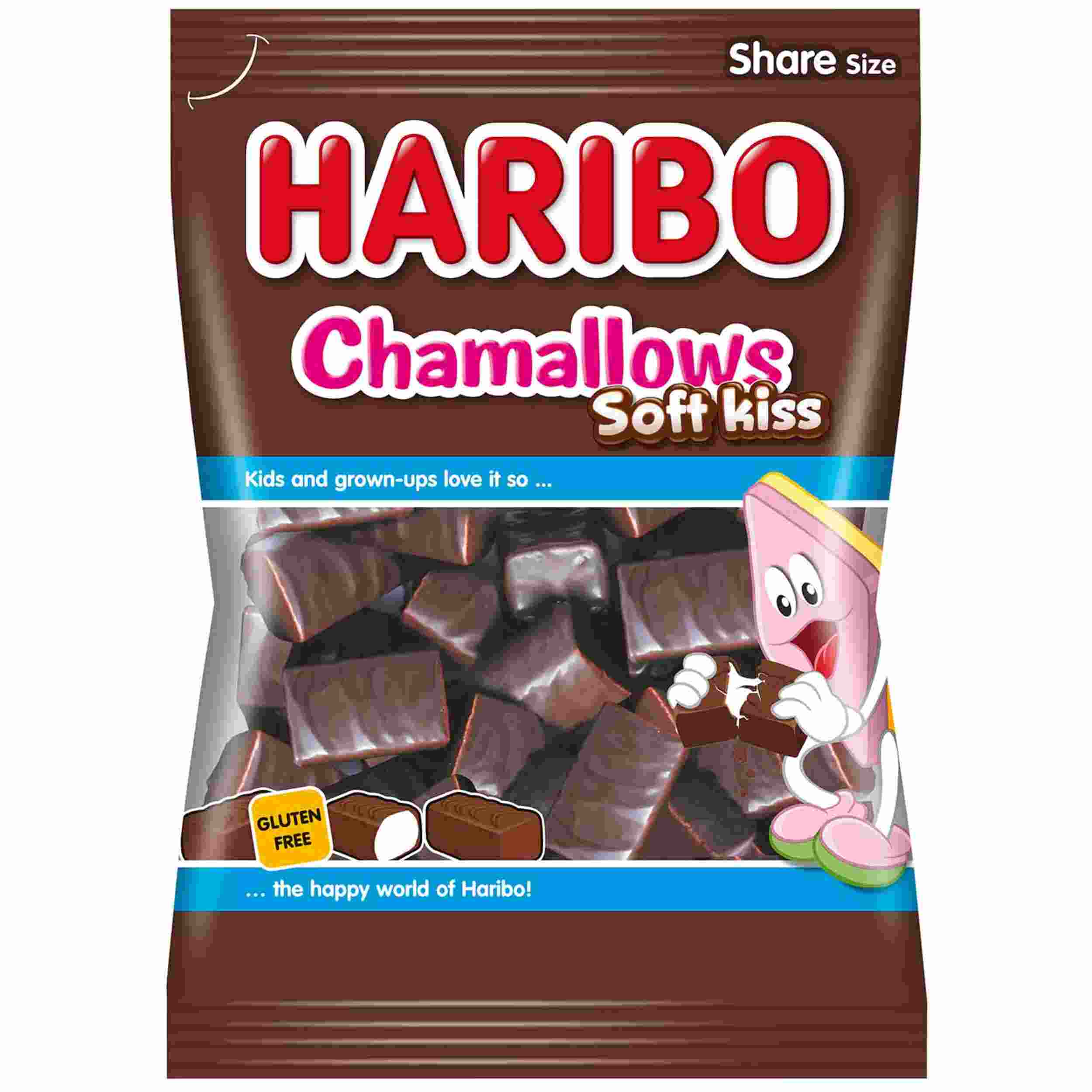 HARIBO CHAMALLOWS SOFT KISS 200G BT