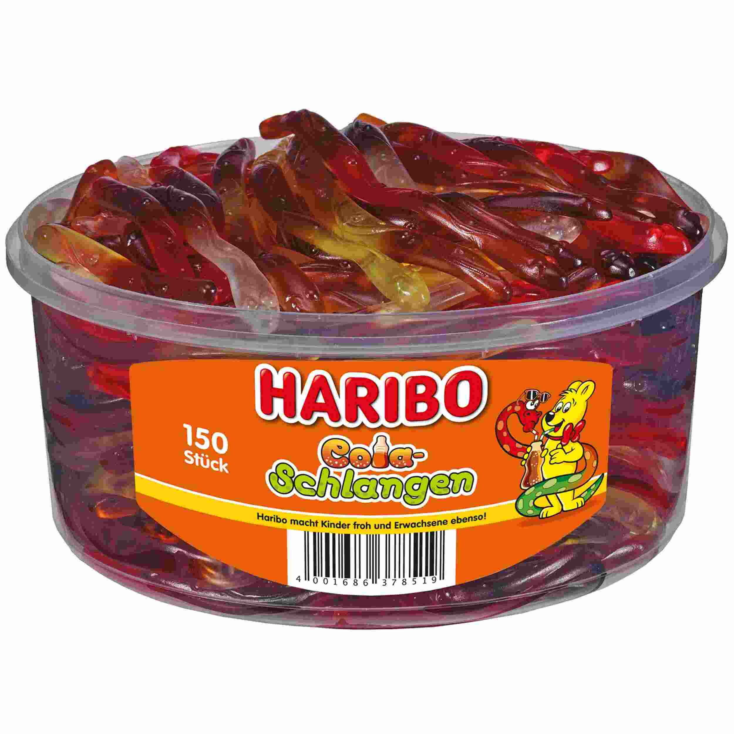 HARIBO COLA-SCHLANGEN 150STK 1050G DS